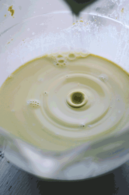 pistachio milk making.gif