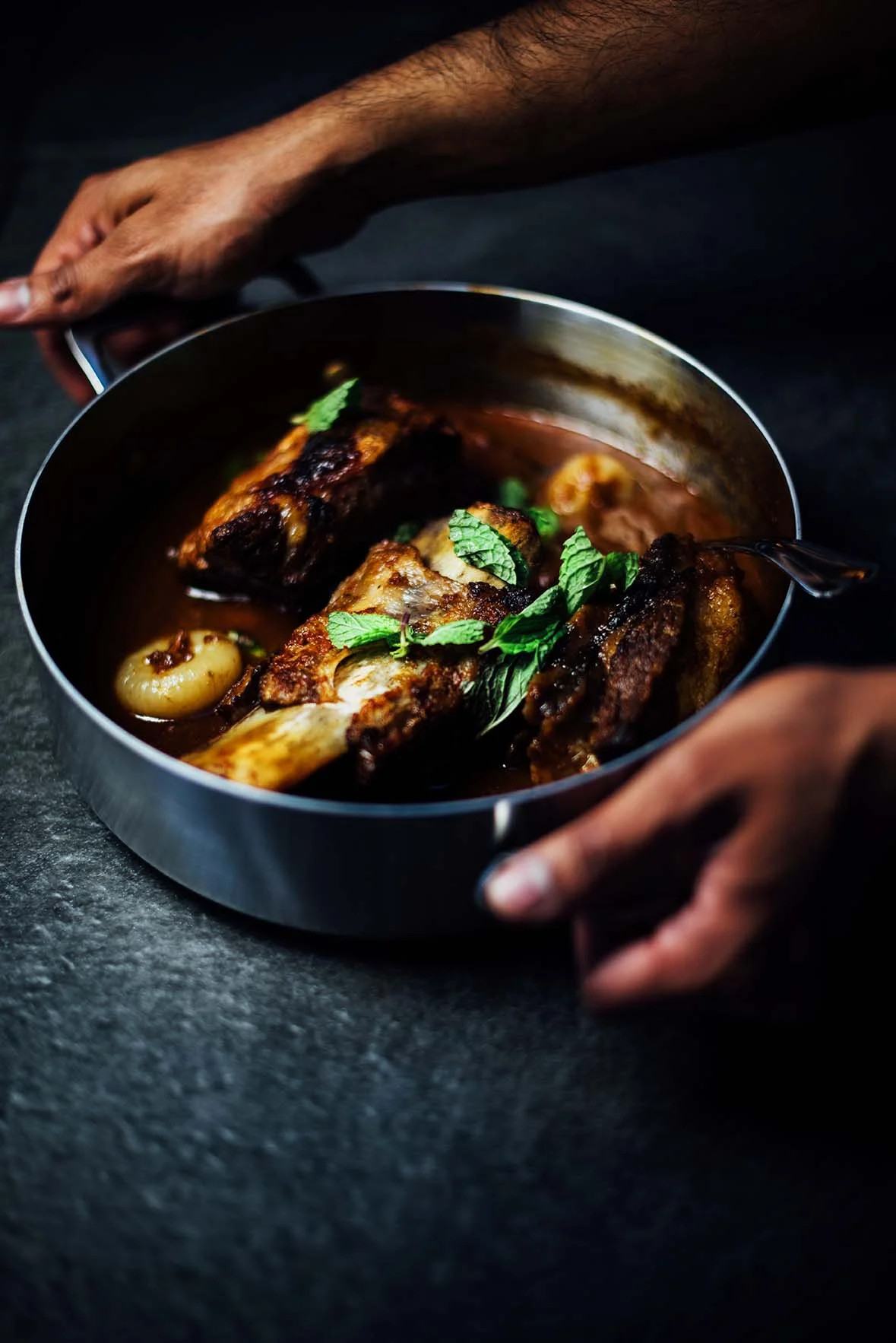 Indian-style braised short ribs