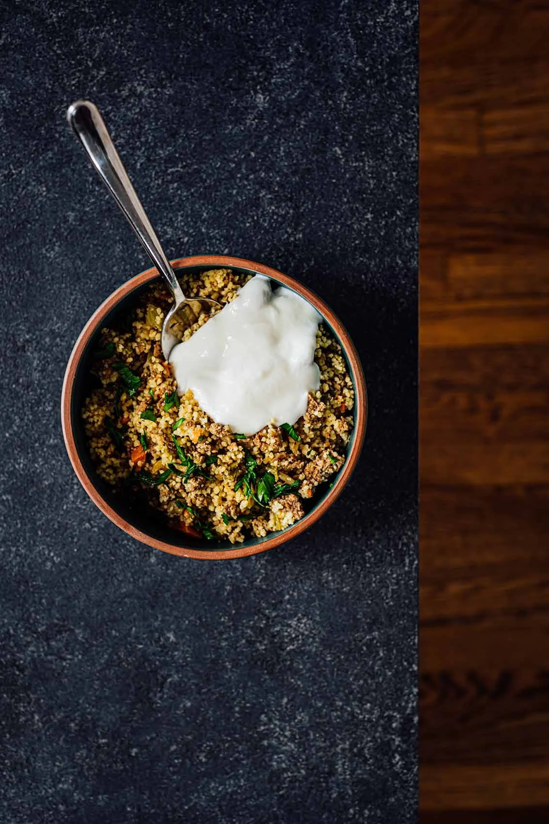 one-pot lamb with couscous 