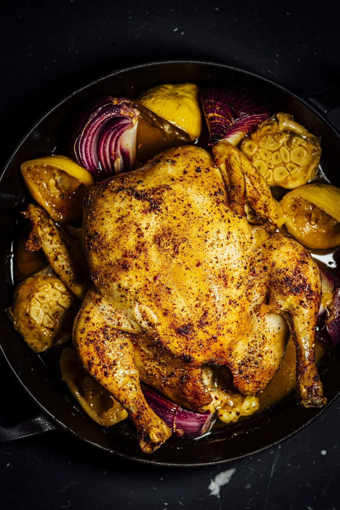 Roast Lemon Garlic Chicken — Nik Sharma
