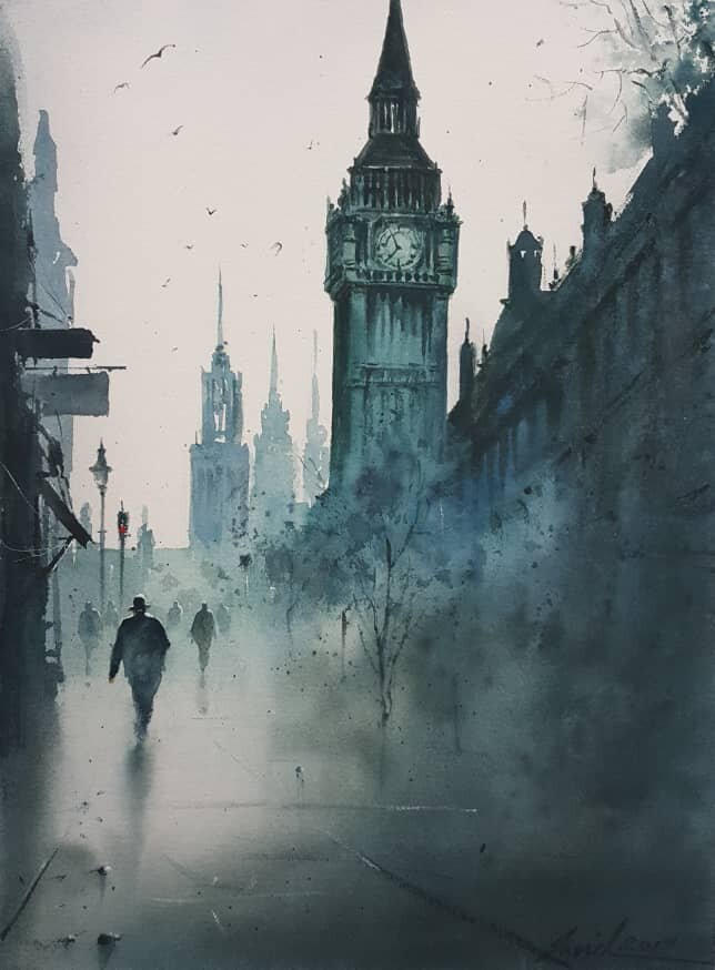 The European watercolour . . . with Javid Tabatabaei