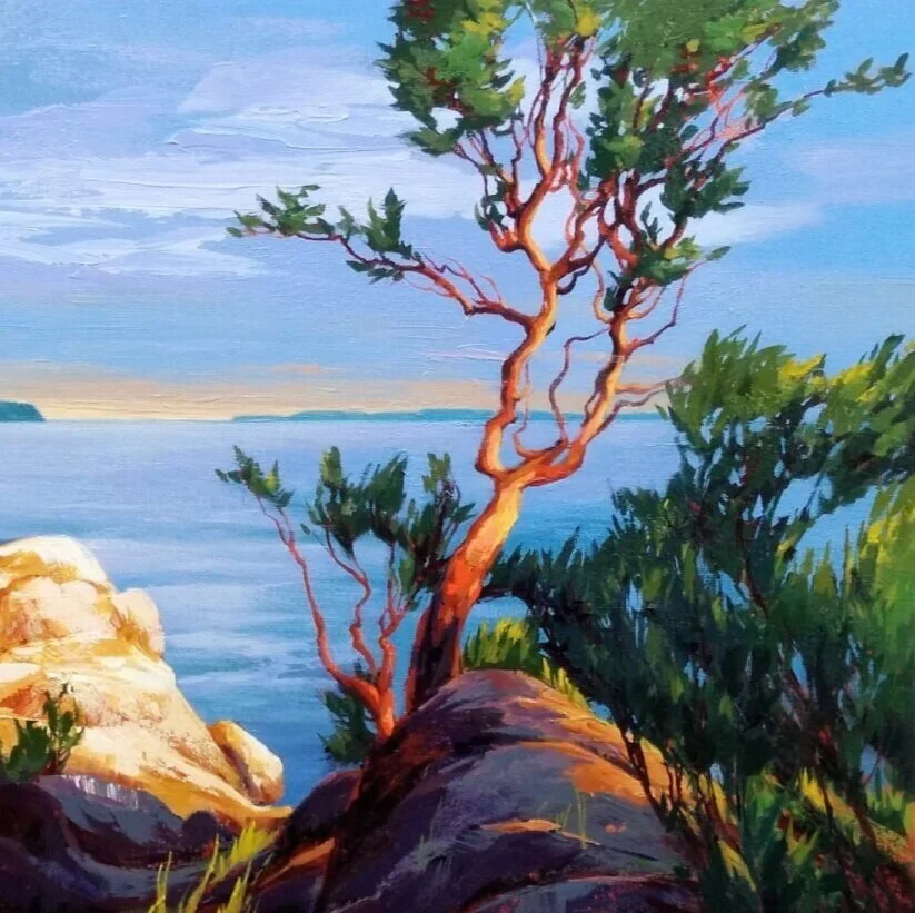 Tatjana Mirkov-Popovicki "Acrylic painting development process"