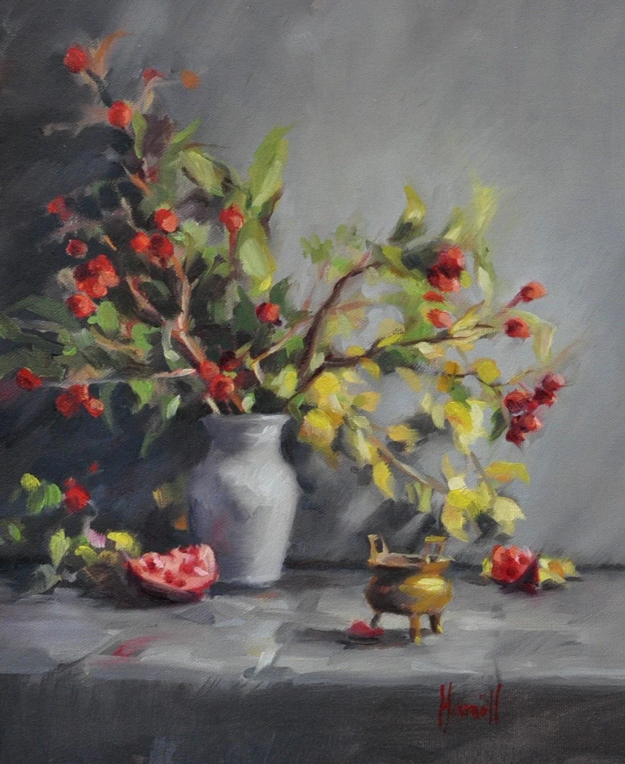 Lalita Hamill - "still life in oil and acrylic"