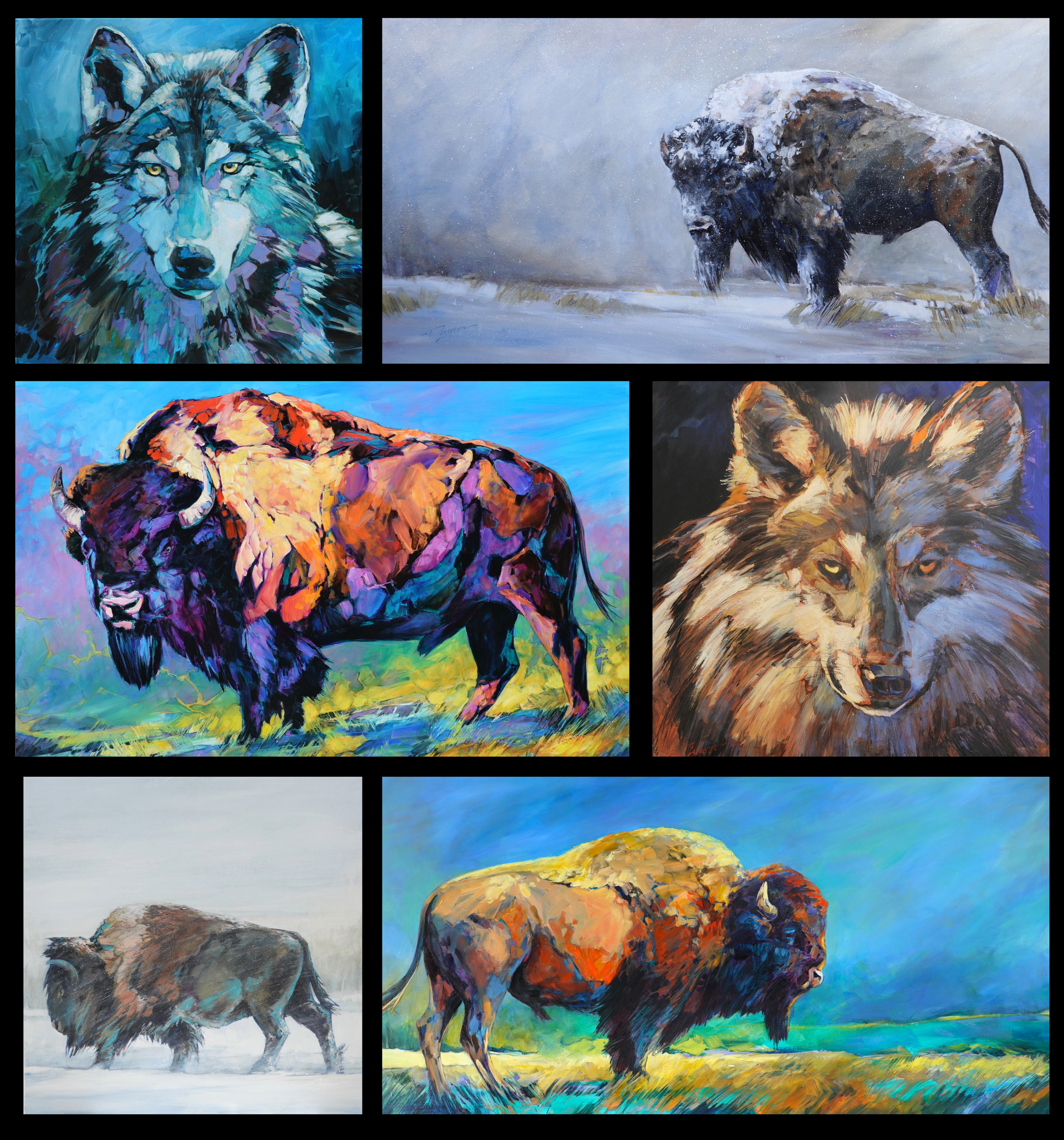 David Langevin "Dynamic animal portrait