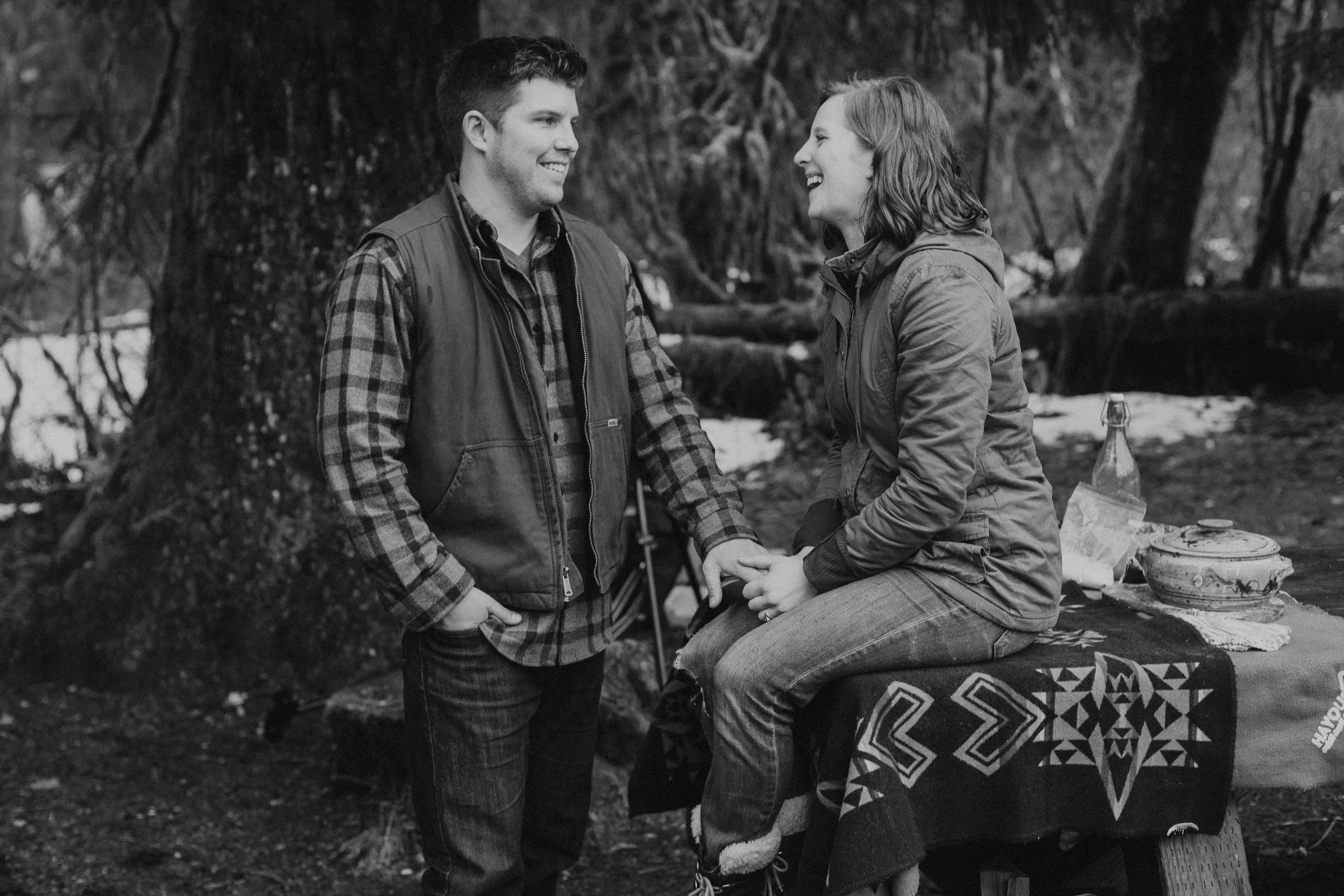 Anniversary session in the North Cascades off Mountain Loop Highway
