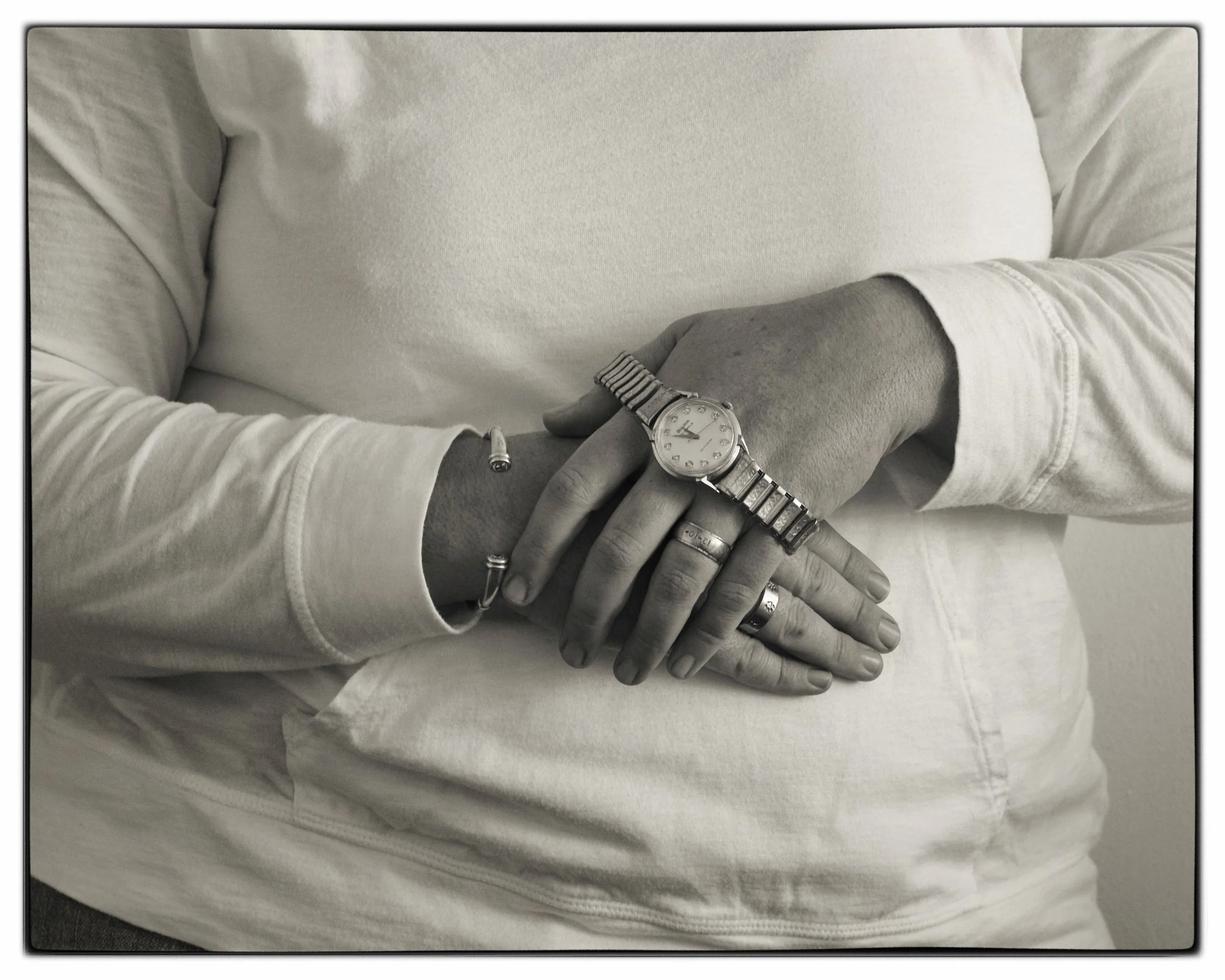 November: My Dad's Watch and the Bracelet Containing His Ashes