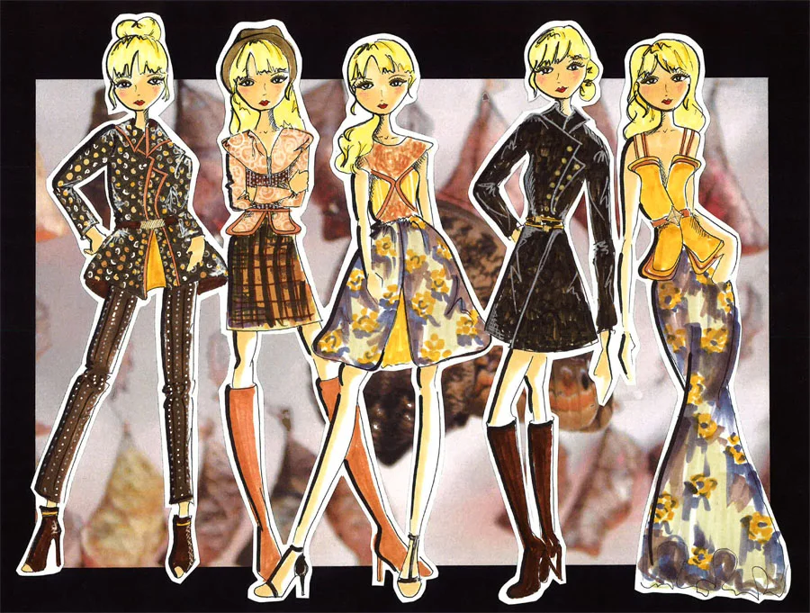  Here are the Fall/Winter looks for the Life Cycle of the Butterfly Collection. &nbsp; 