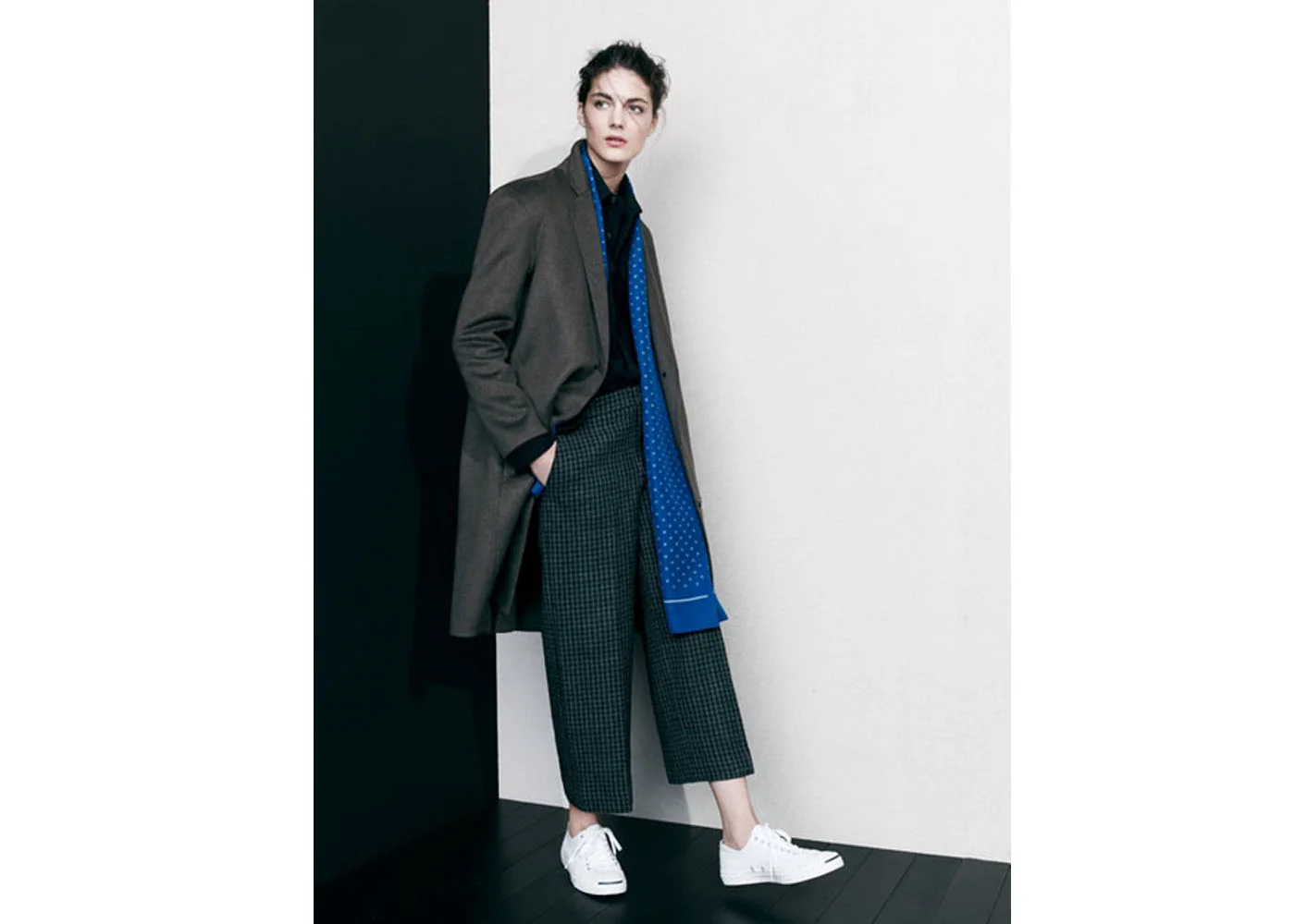 Silk Tie Scarf Print Campaign seen in J.Crew Fall 2014 Catalog