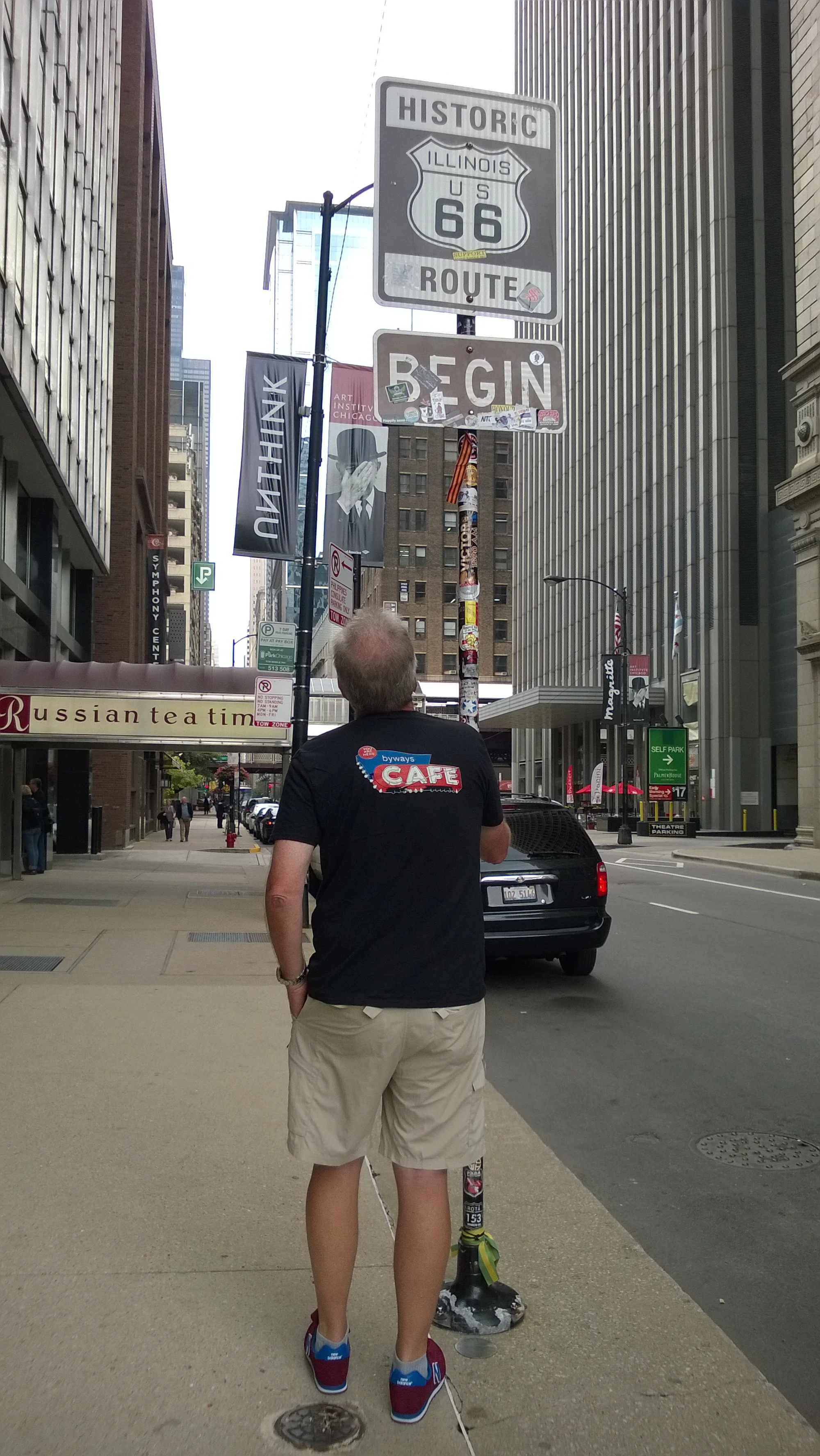 9/25/14 - Starting to drive down Route 66