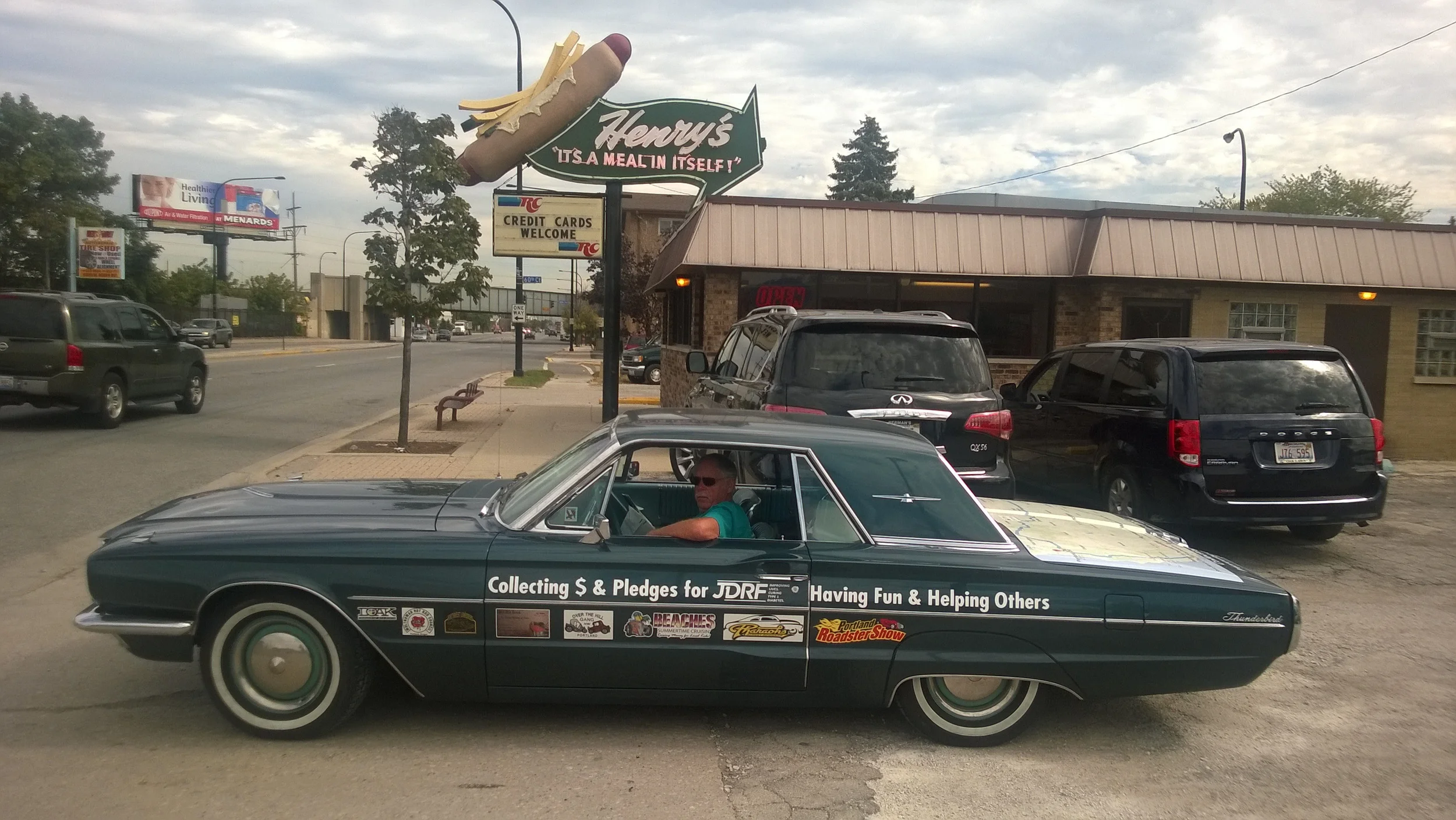 9/25/14 - Starting to drive down Route 66