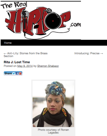 Interview with Real HIP-HOP Blog.  May 2014