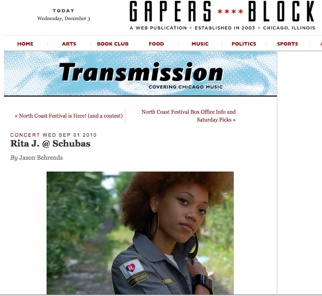 Gapers Block. 2010