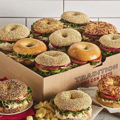 Ultimate Gourmet Bagel Sandwich Platter