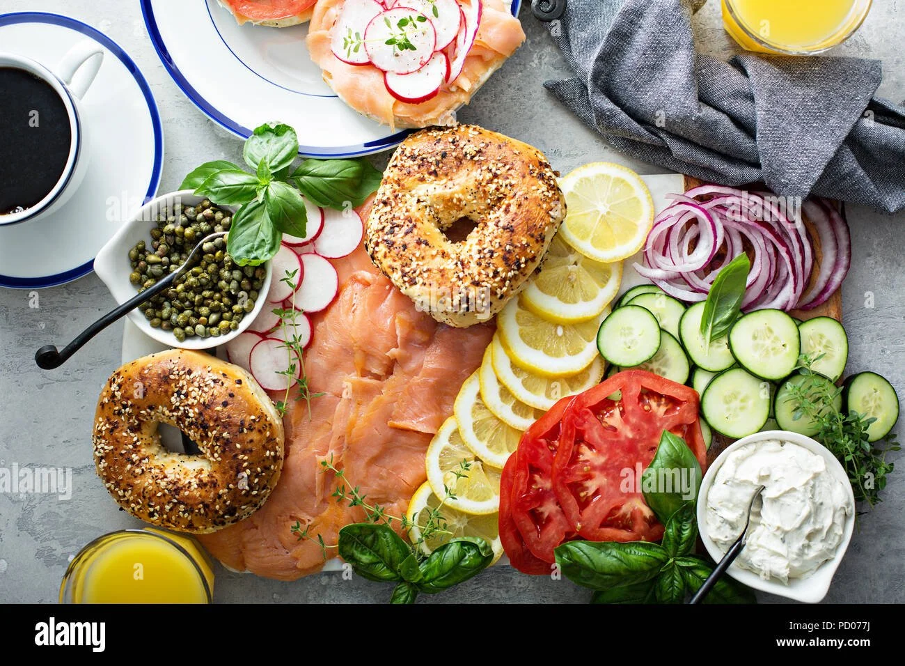 LOX BAGEL PLATTER