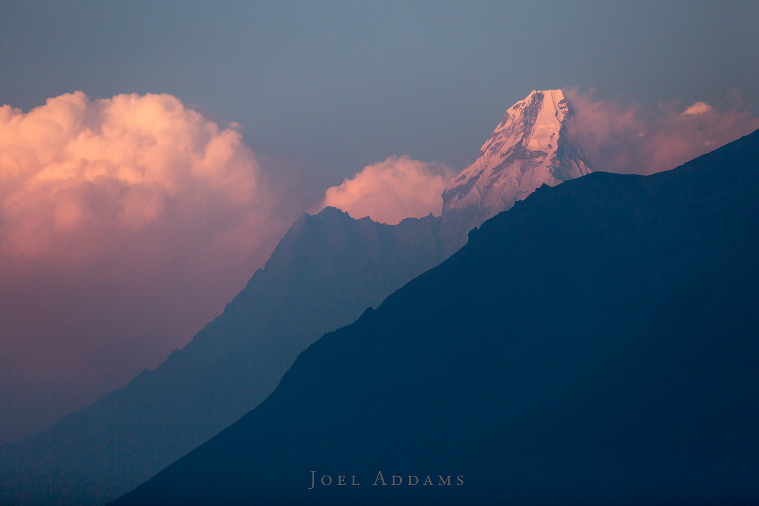 Ama Dablam at Sunset by Joel Addams