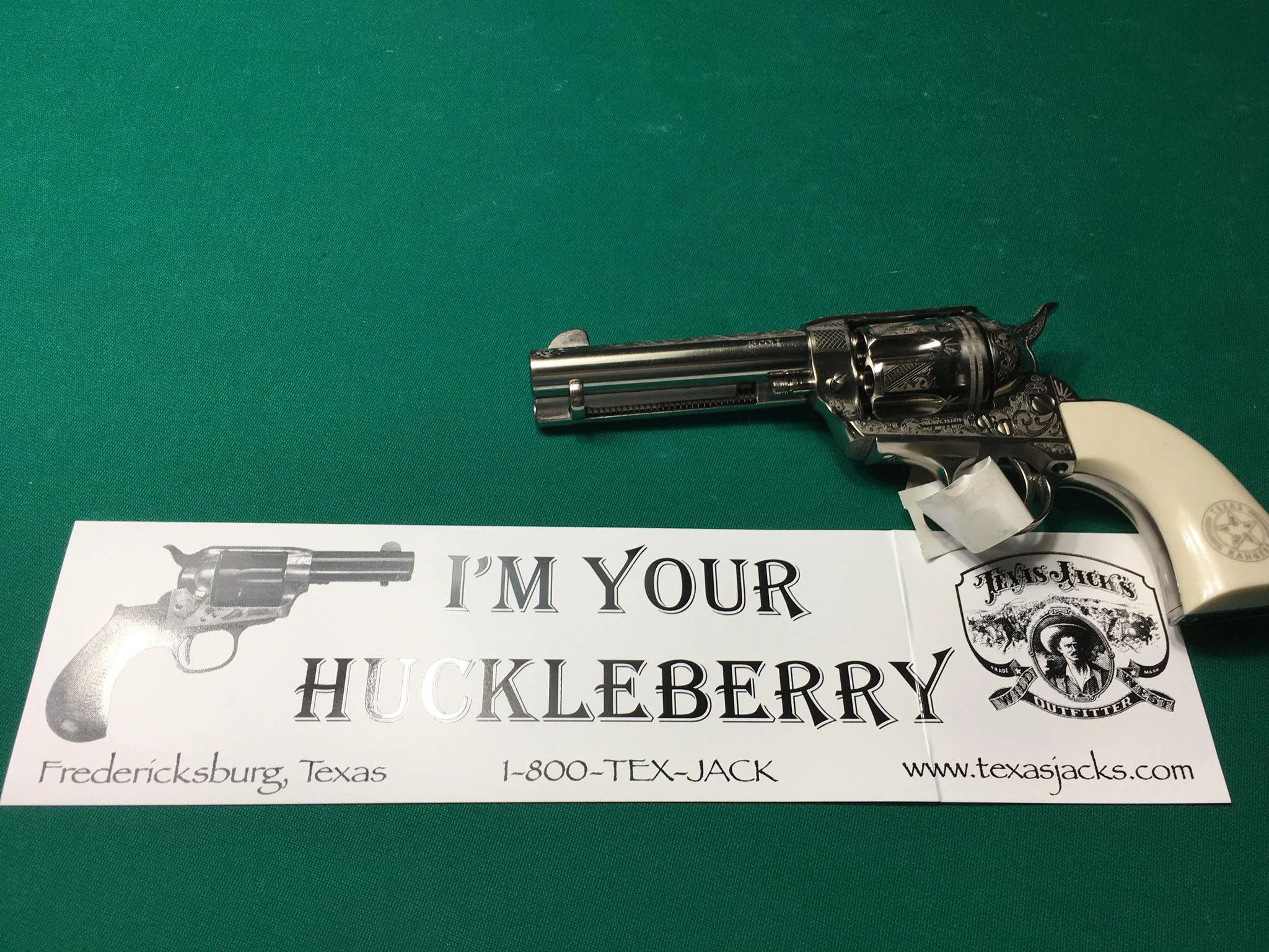 45 Caliber Texas Ranger engraved Cimarron