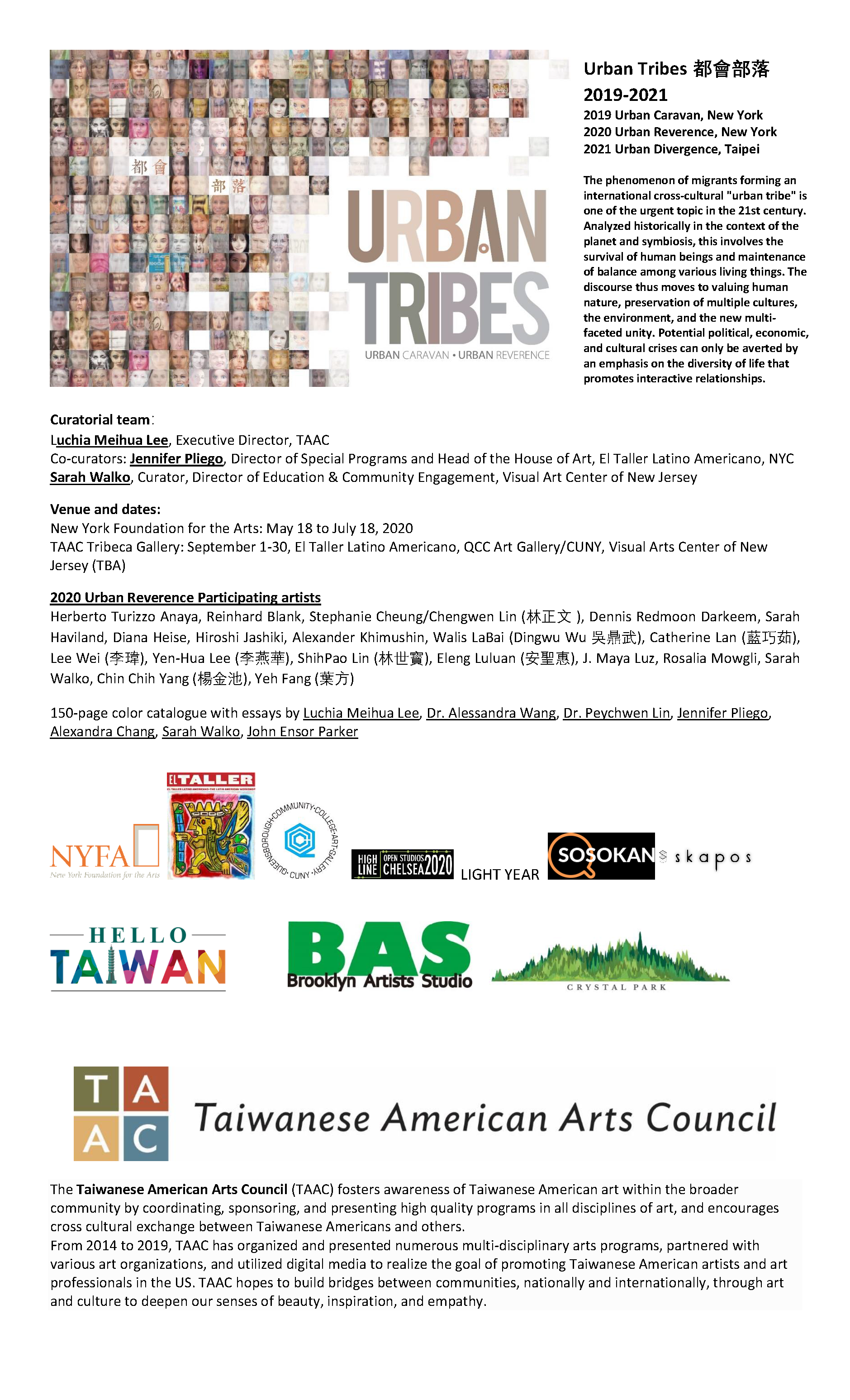 Programs Taiwanese American Arts Council