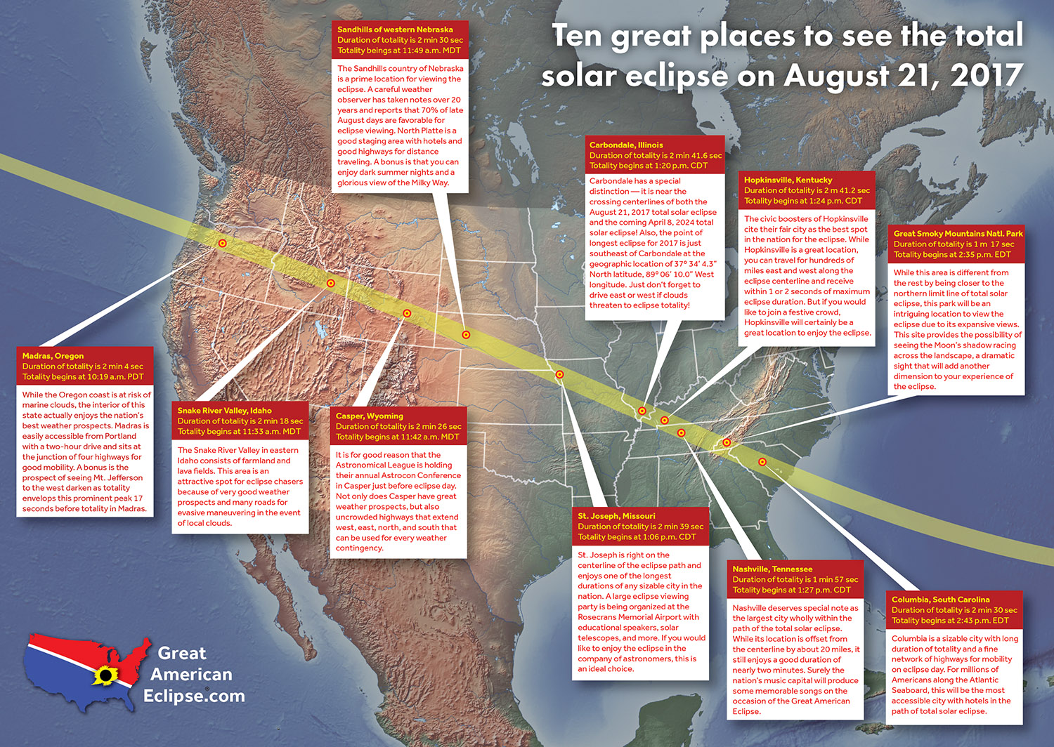 Best Places To View Total Solar Eclipse Of April 8 2024