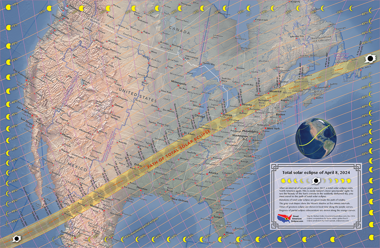 2024 Apr 8 — Total solar eclipse of April 8, 2024