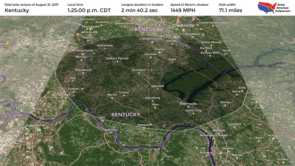 Kentucky eclipse — Total solar eclipse of April 8, 2024