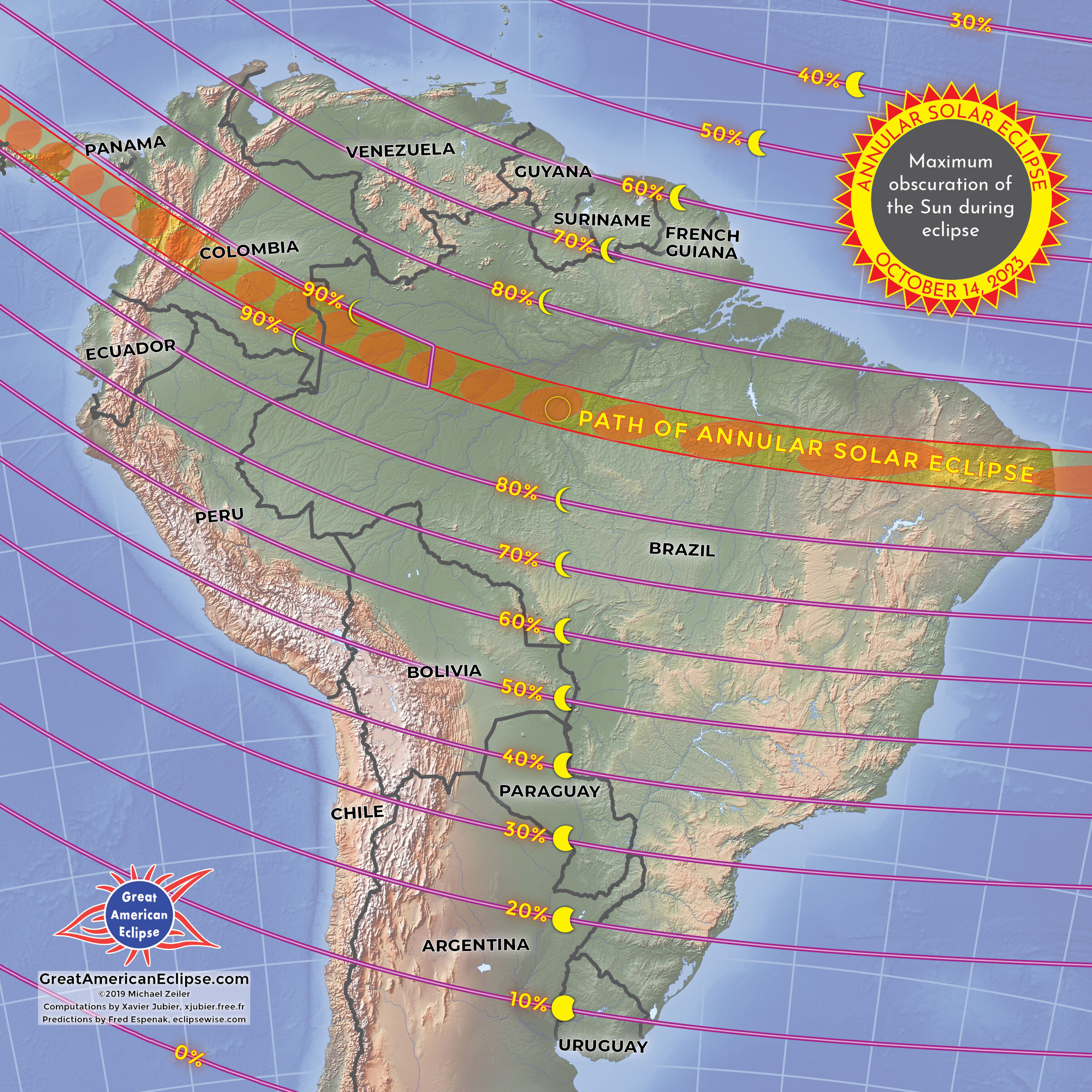 2023 Oct 14 — Total solar eclipse of April 8, 2024