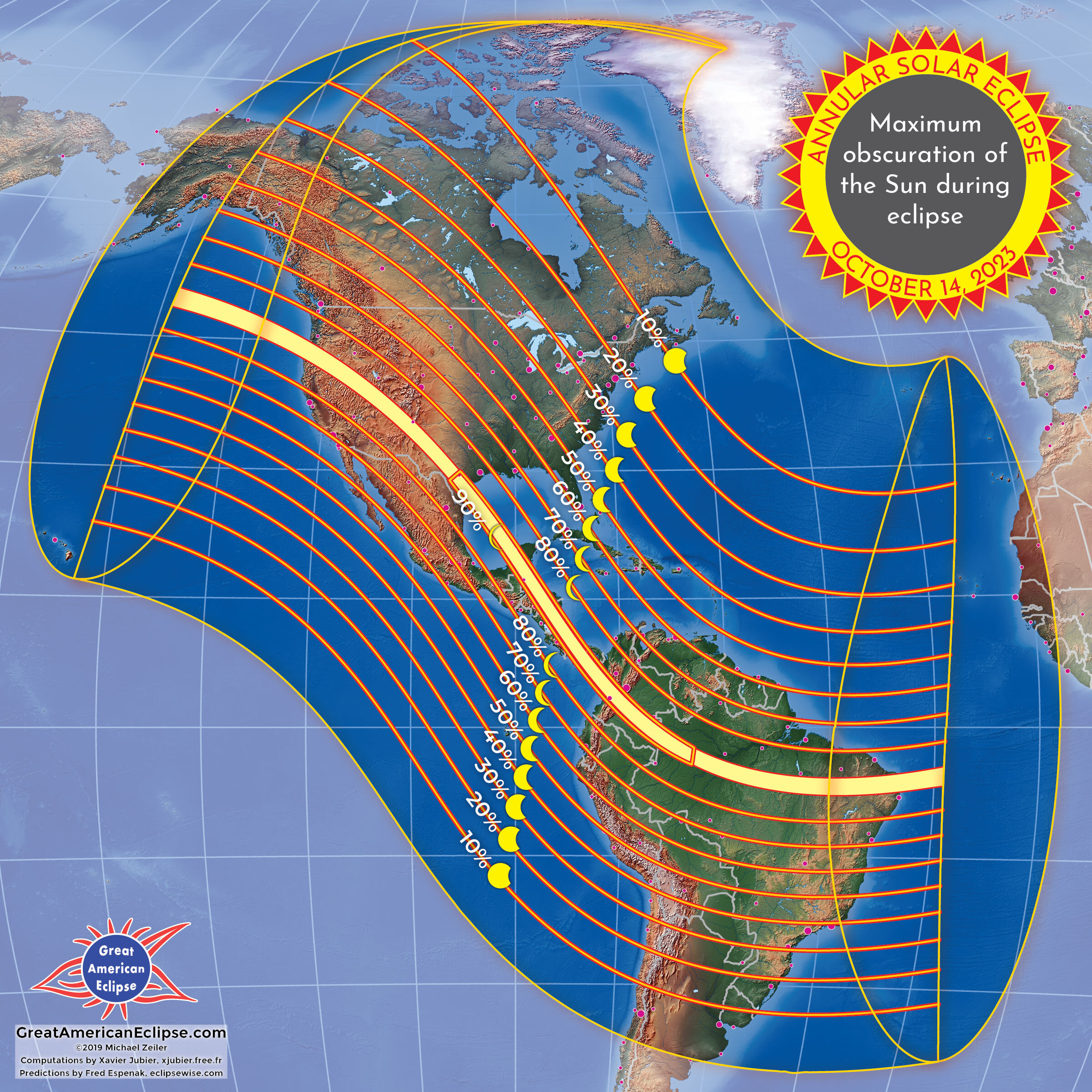 2023 Oct 14 — Total solar eclipse of April 8, 2024