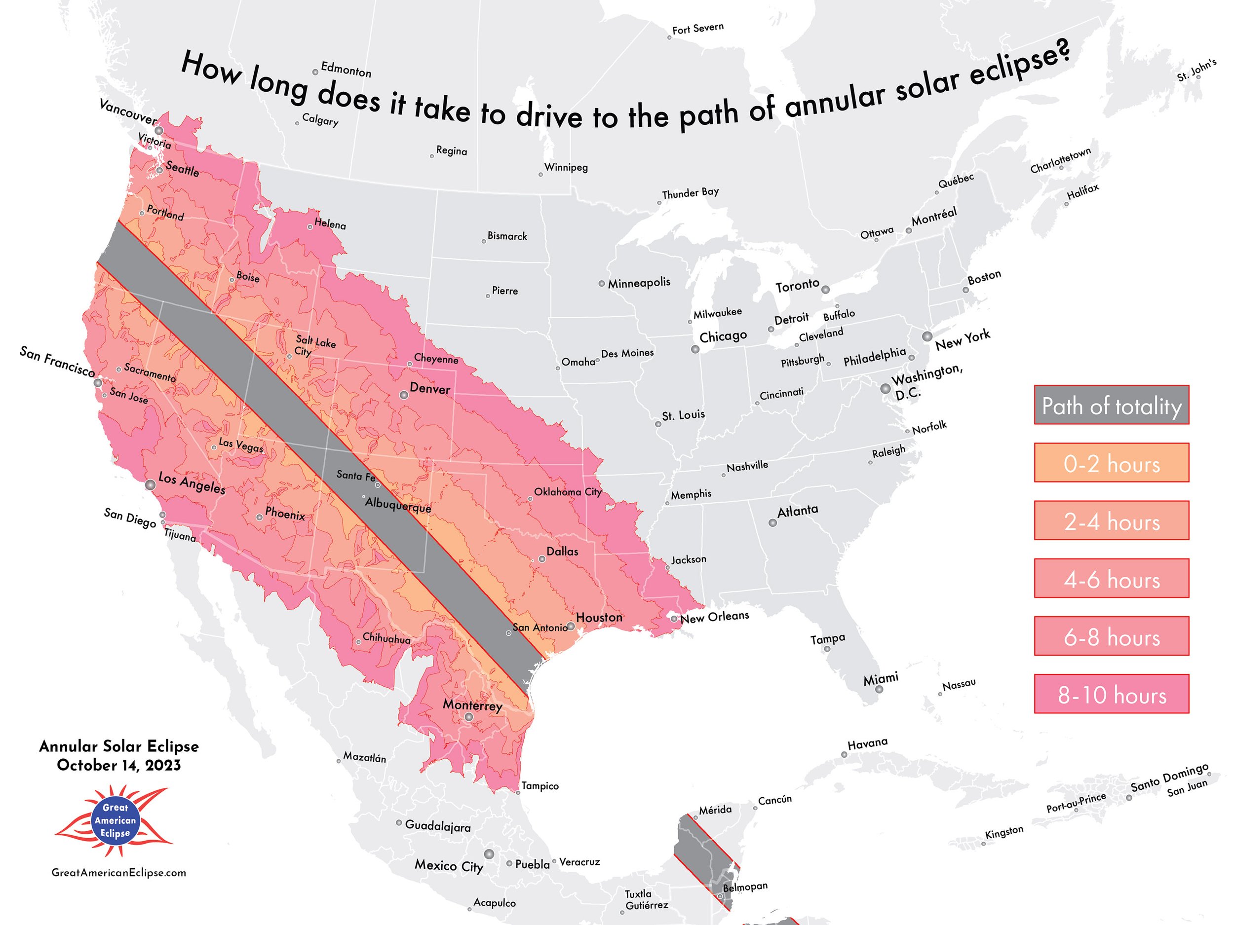 October 14, 2023 Annular Solar Eclipse — Great American Eclipse