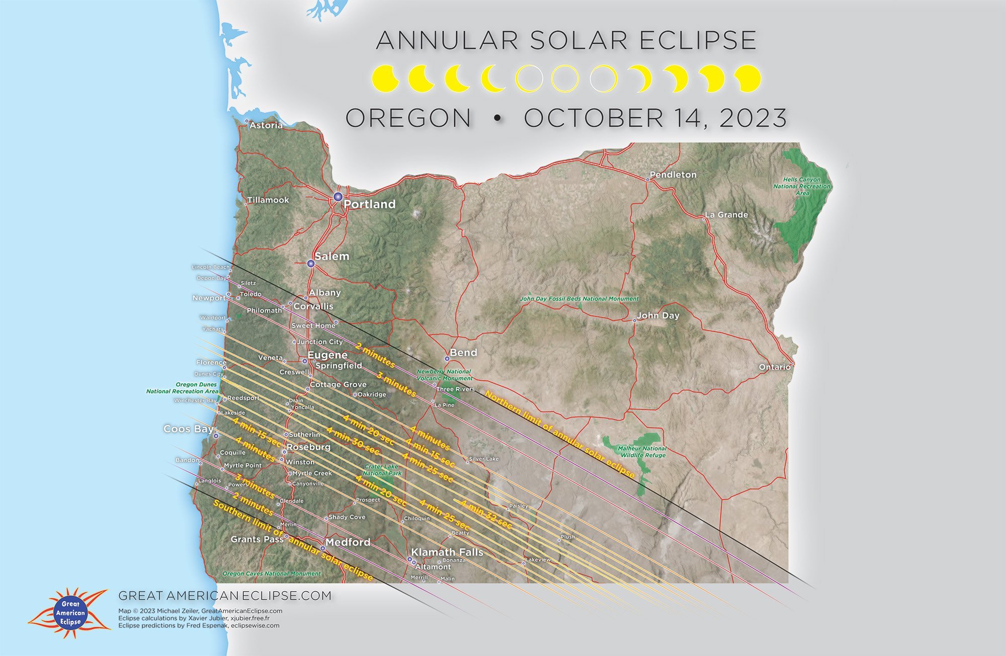 Annular eclipse 2023 Oregon — Great American Eclipse
