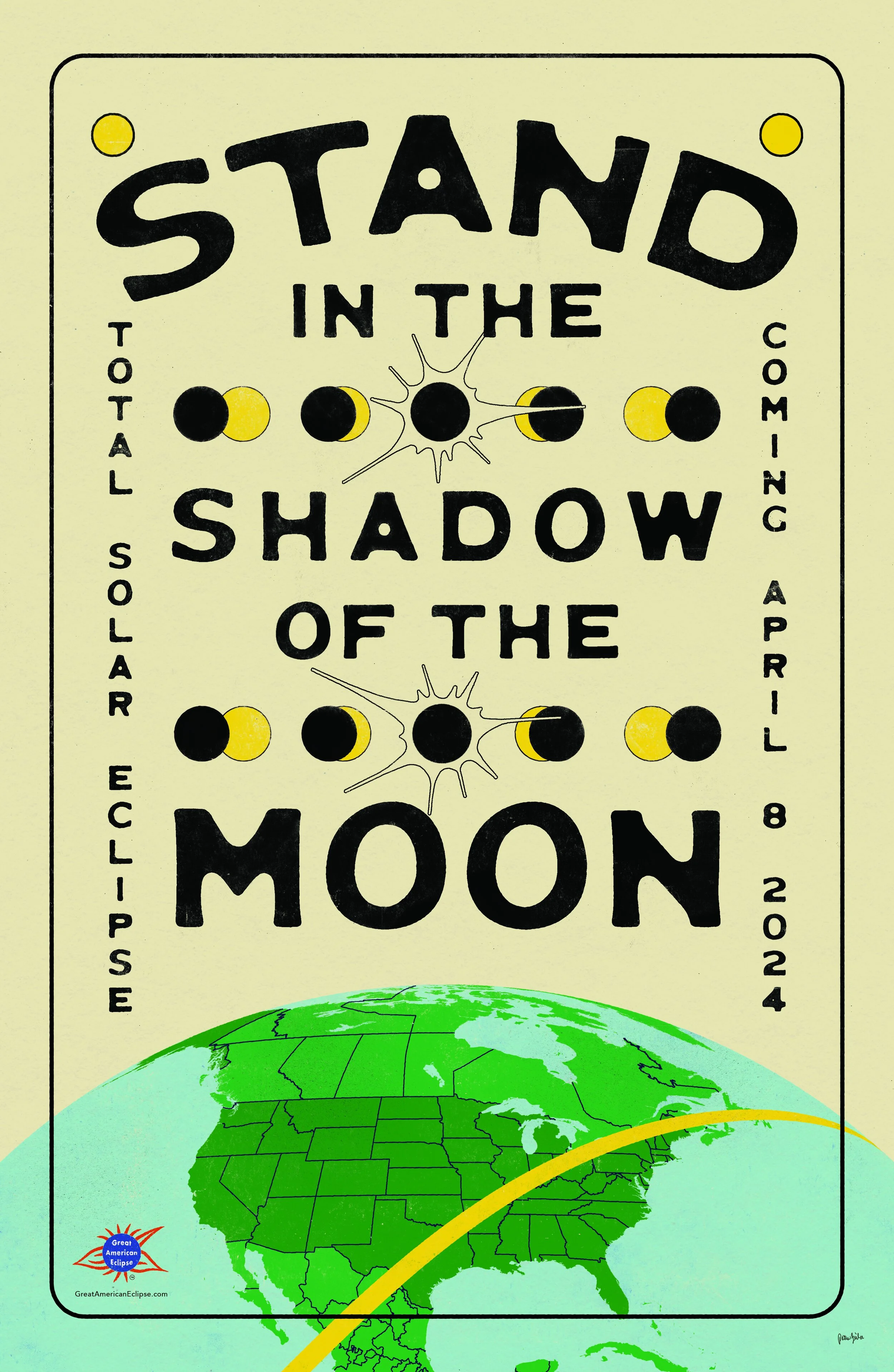 Great American Eclipse Poster Coming April 8, 2024 — Great American