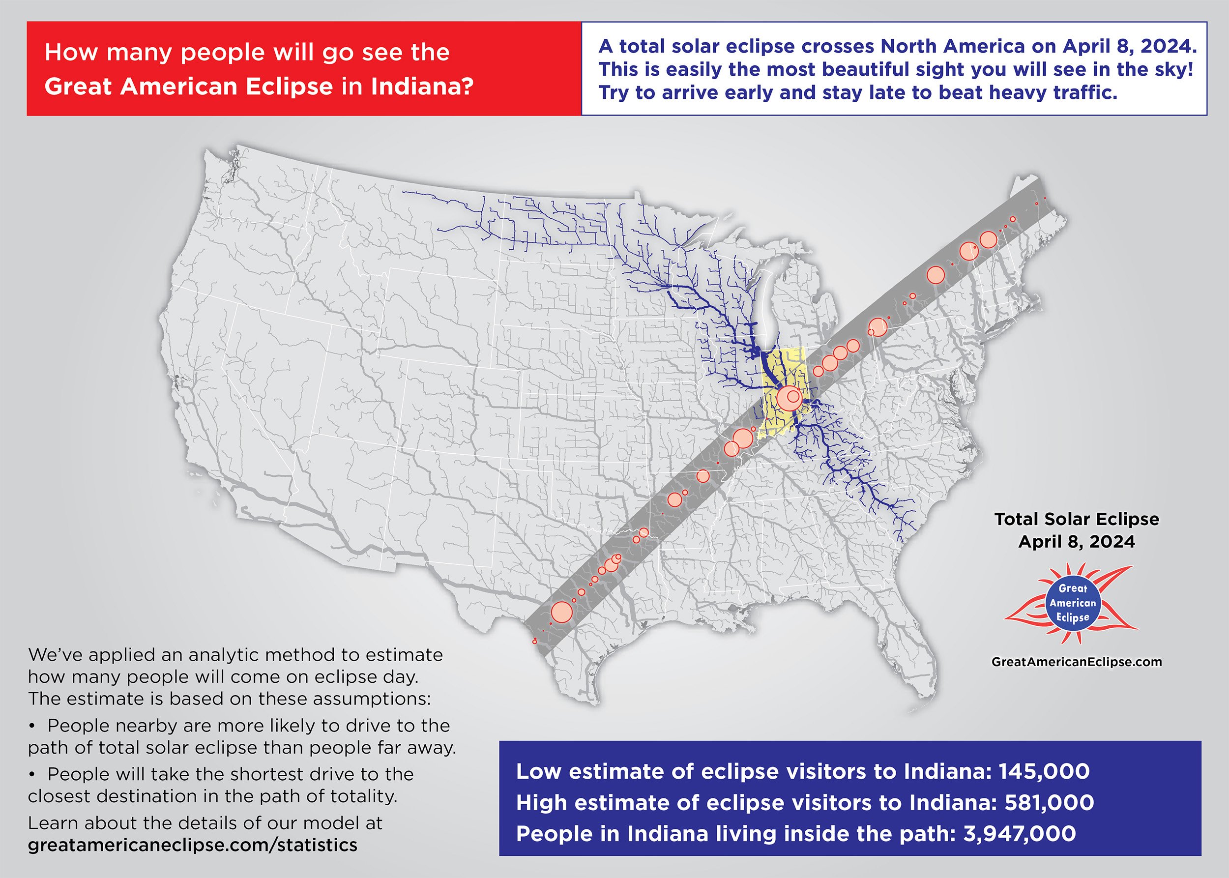 Total Solar Eclipse 2024 Indiana — Great American Eclipse