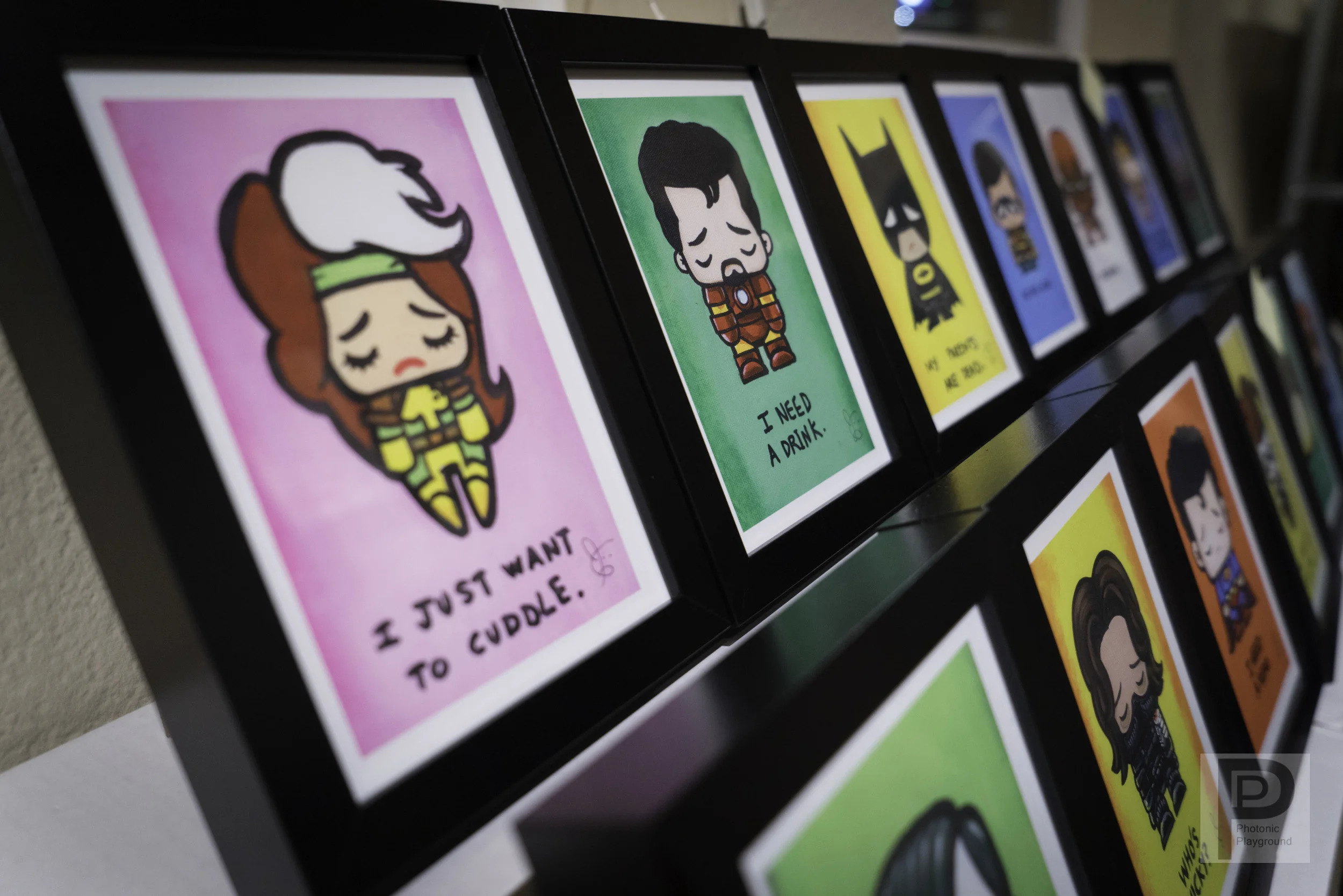 These cute illustrations of your favorite characters in sad moments is yours for only $20 + tax & shipping each. Only ships domestic.  Click here to buy!