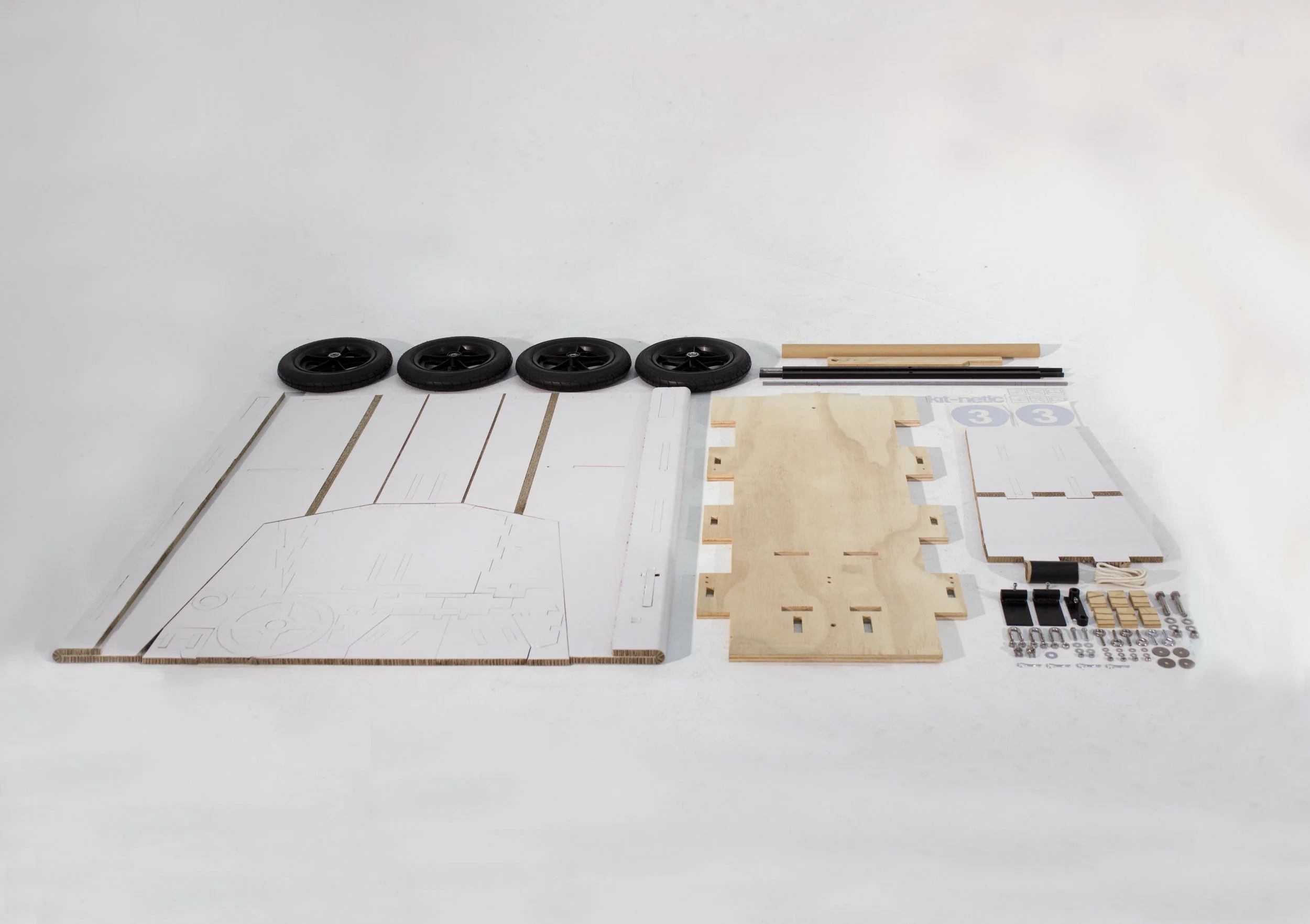 Kitset Components Ready for Assembly. (c.2015)