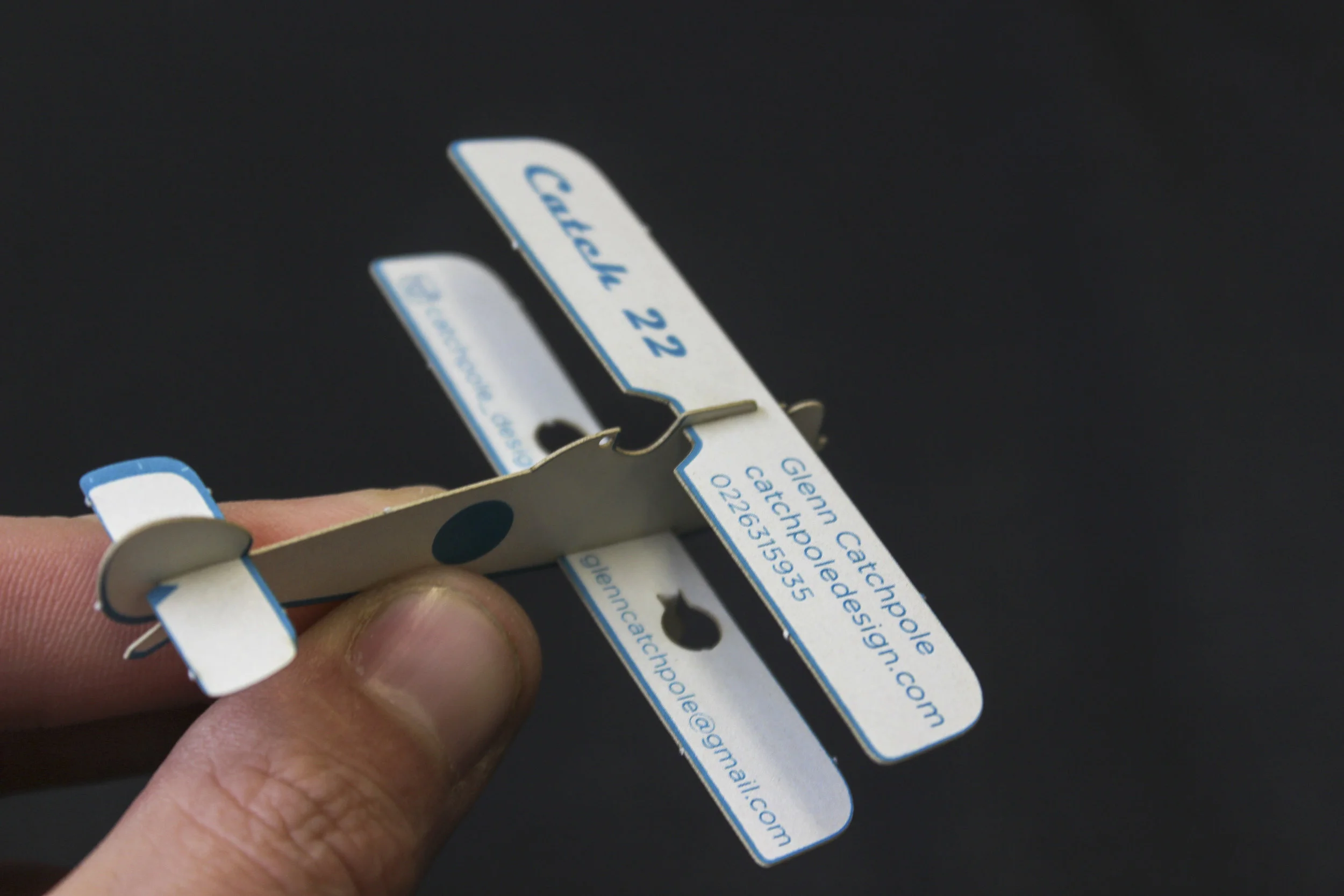 Kitset Tigermoth Business Card (c.2015)