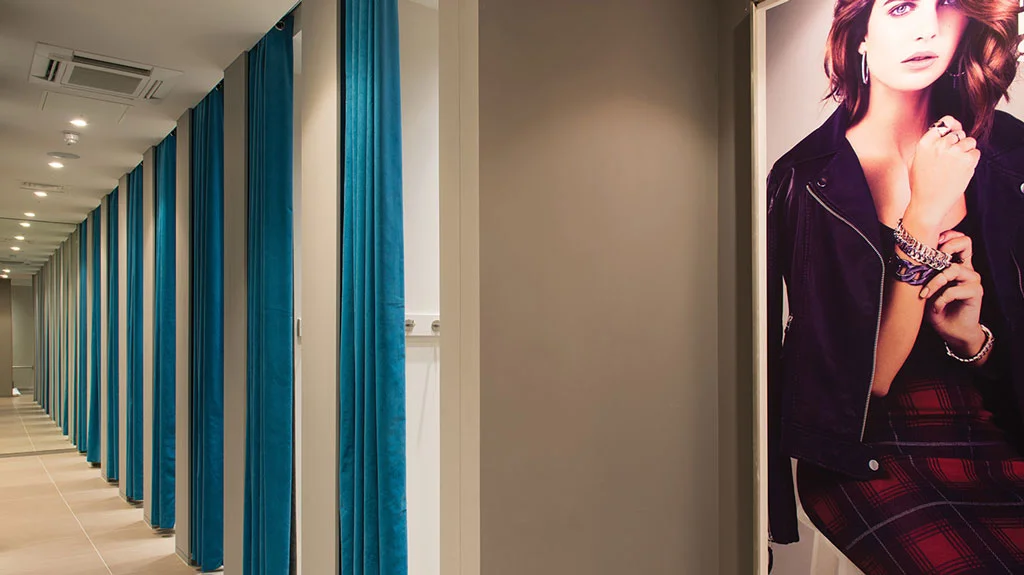 Arcadia retail soft furnishings by HF Contracts.