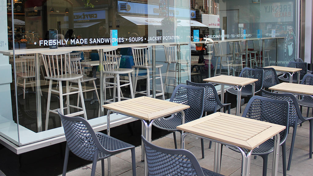 Kokoro r estaurant furniture by HF Contracts.