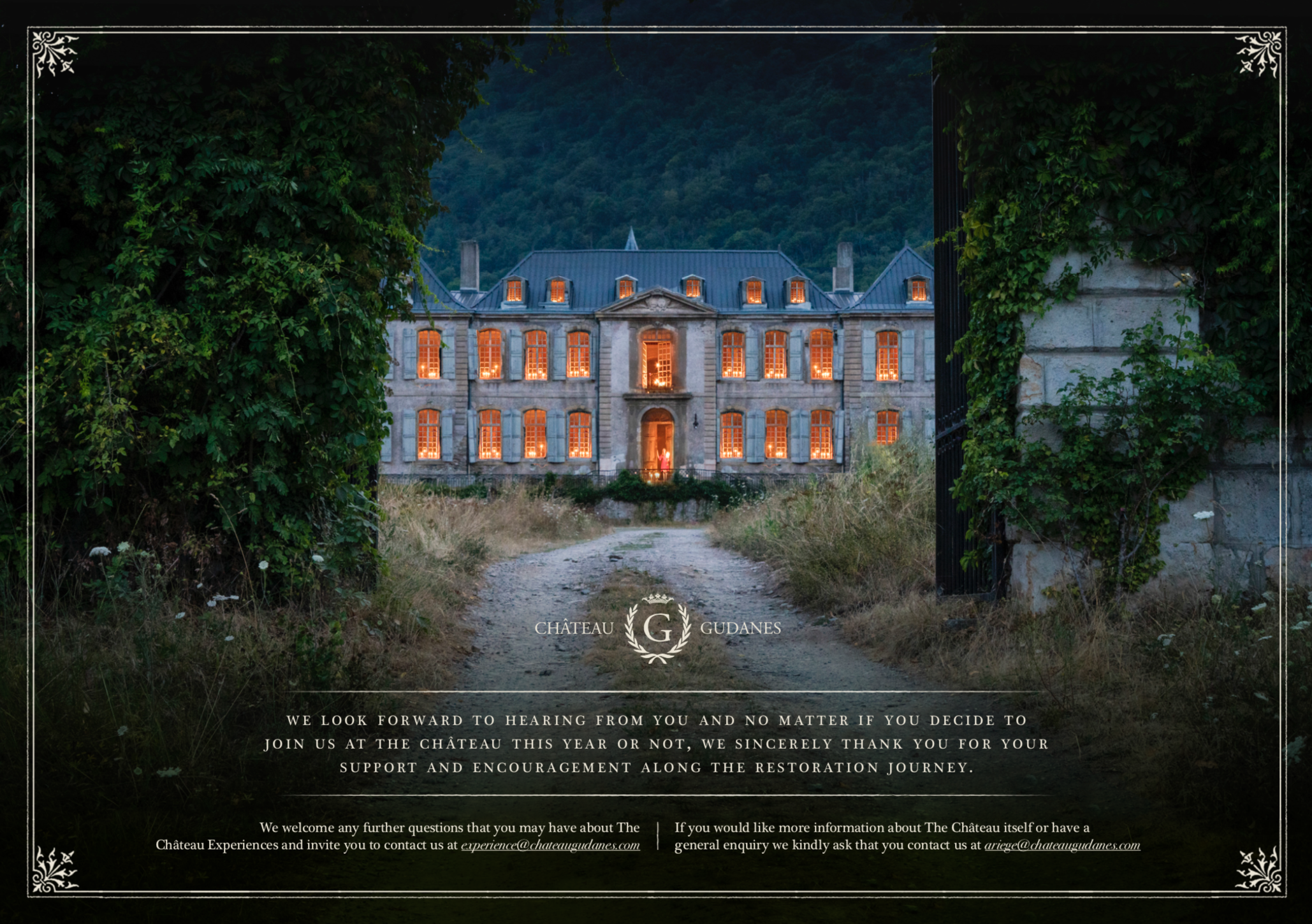 Château Experiences Contact Info 2021
