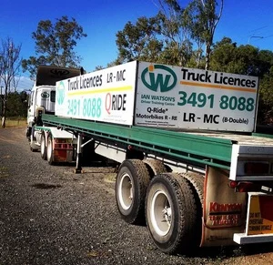 Learn how to reverse a trailer at IAN WATSON'S