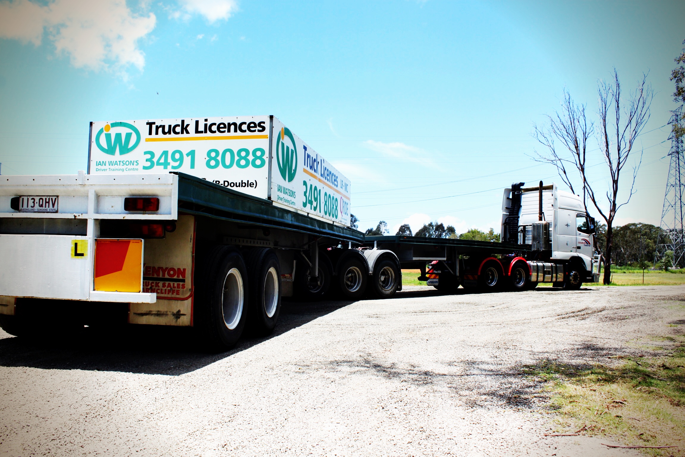 get your MC, road-train, b-double or b-triple licence in Queensland Qld.