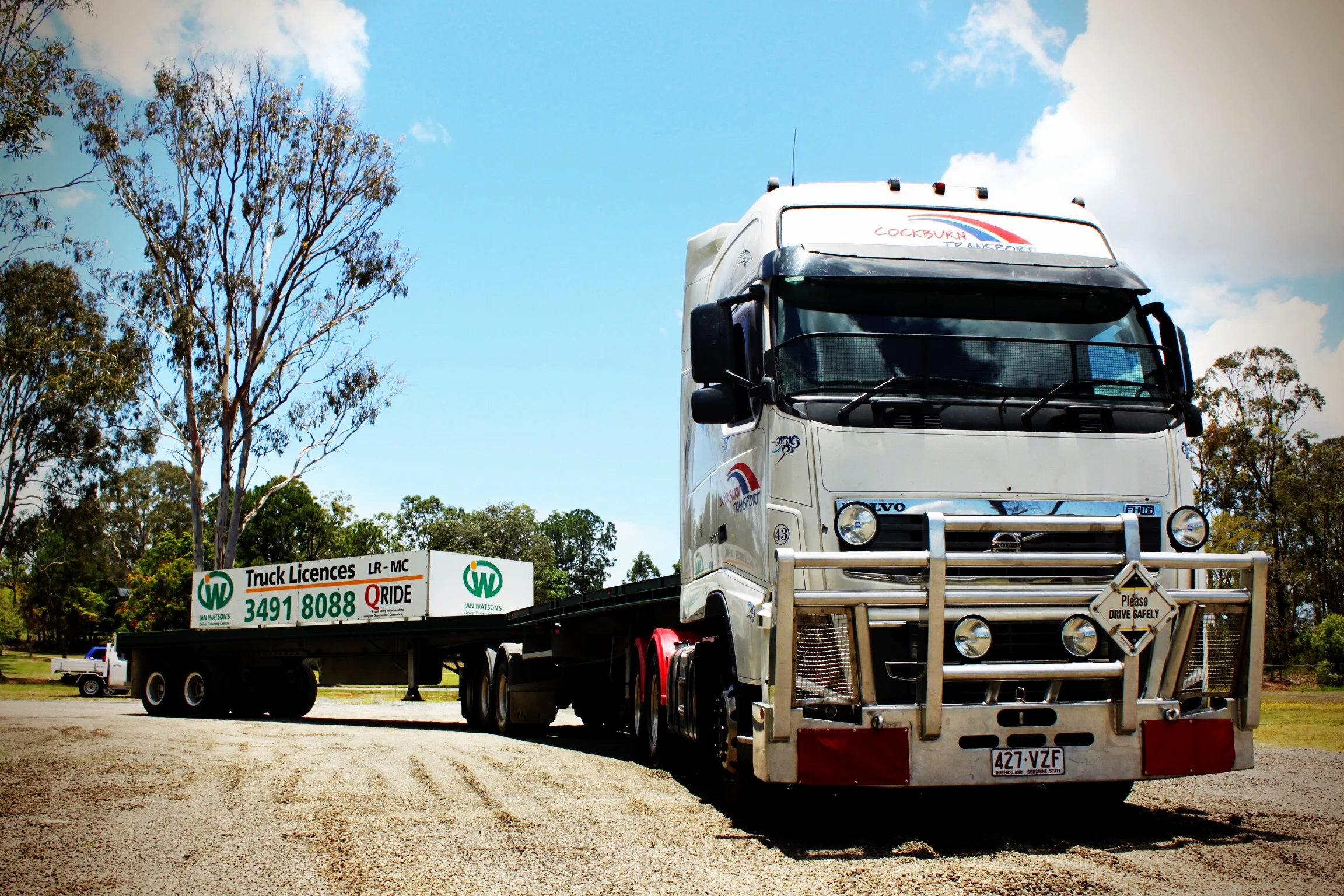 Ian Watson's Truck Driving School's Volvo FH16