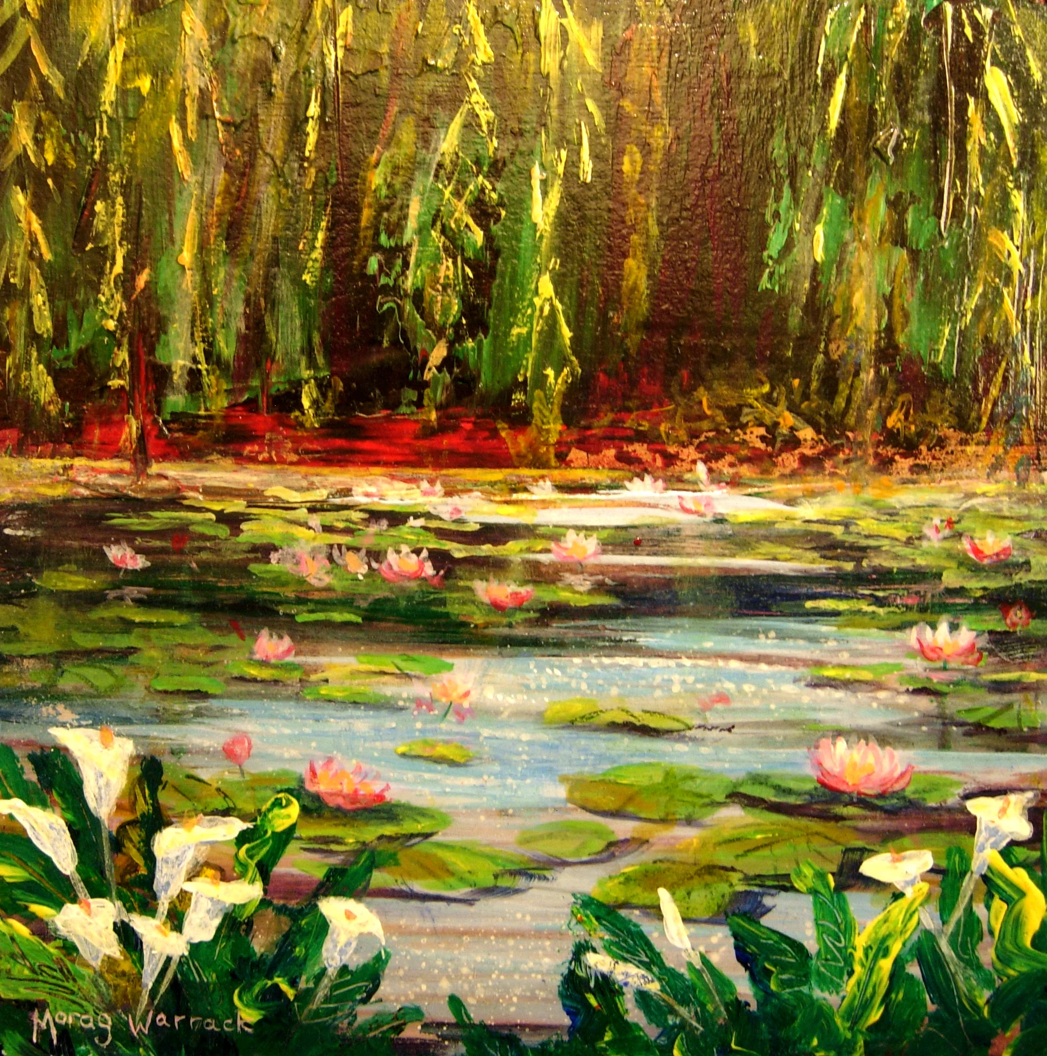 Pink waterlilies with calla lilies.jpg