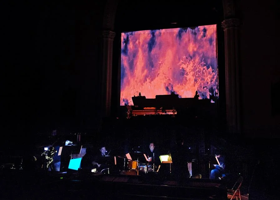 Molly Thompson and Anney Bonney's video opera, The Maid of Corinth at Music at First, December 9, 2011