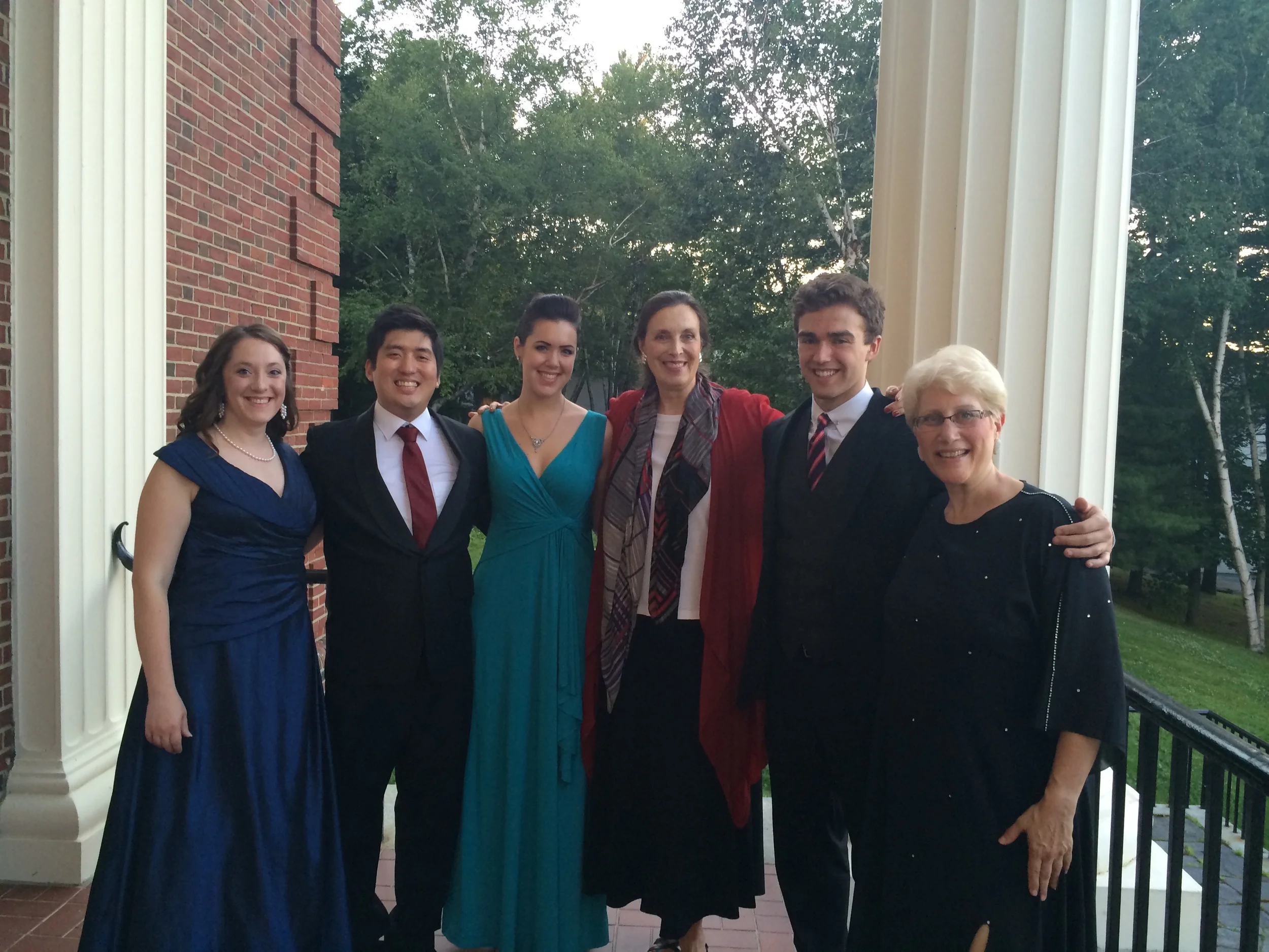  Arlene, and four Vocal Fellows, and director Carla Rae Cook. Atlantic Music Festival 2014 