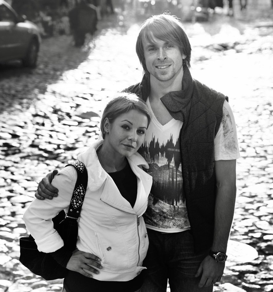 Kiev#київ #This is 2011, a week after our wedding in the historic district of Kyiv, a film cinematographer who happened to be classmates with Natasha&rsquo;s father saw us randomly and took this picture, he missed his flight to Spain earlier in the d