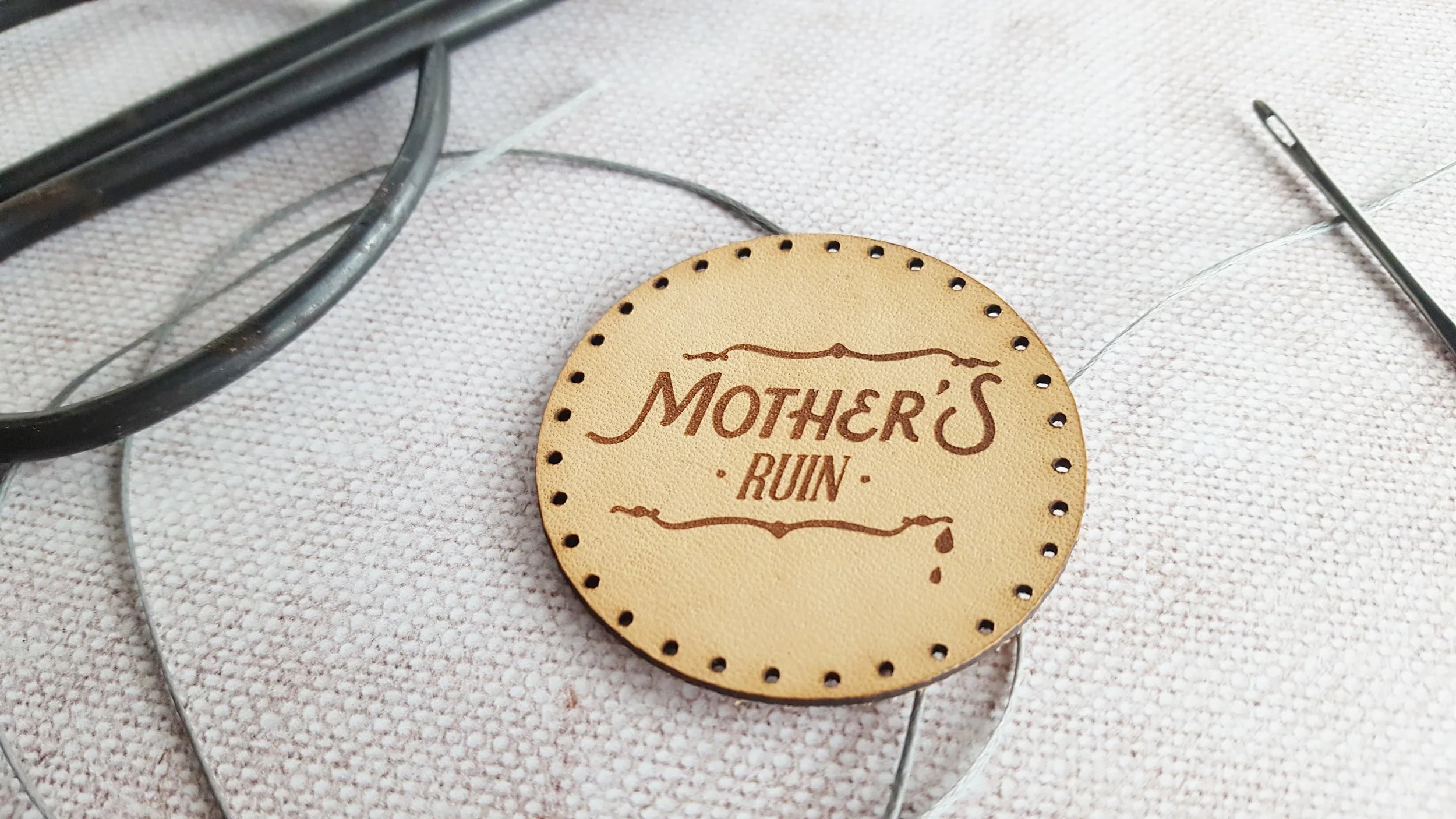 Mothers Ruin Leather Patch, £7 by HÔRD