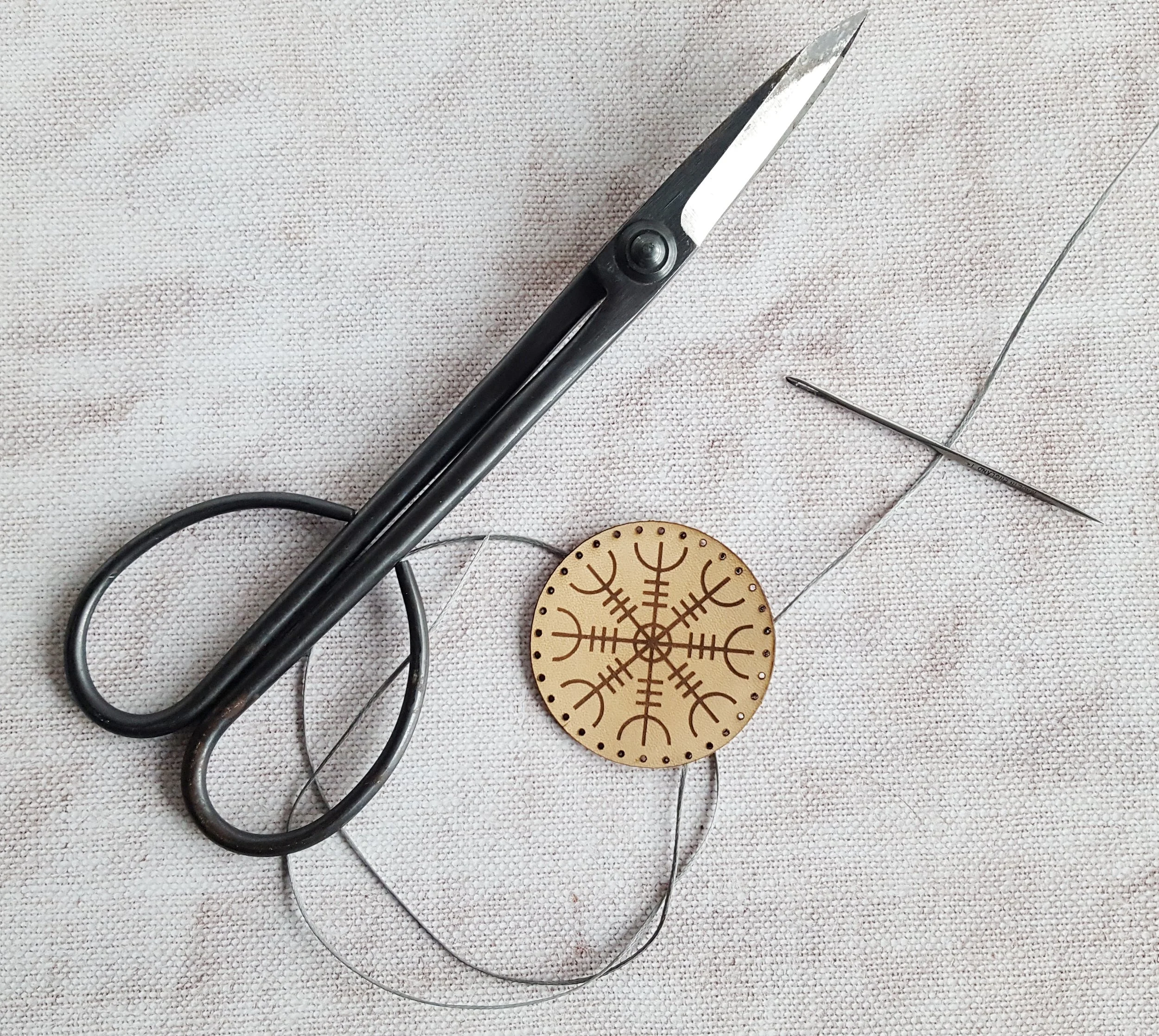 Aegishjalmur Stave Leather Patch, £7 by HÔRD