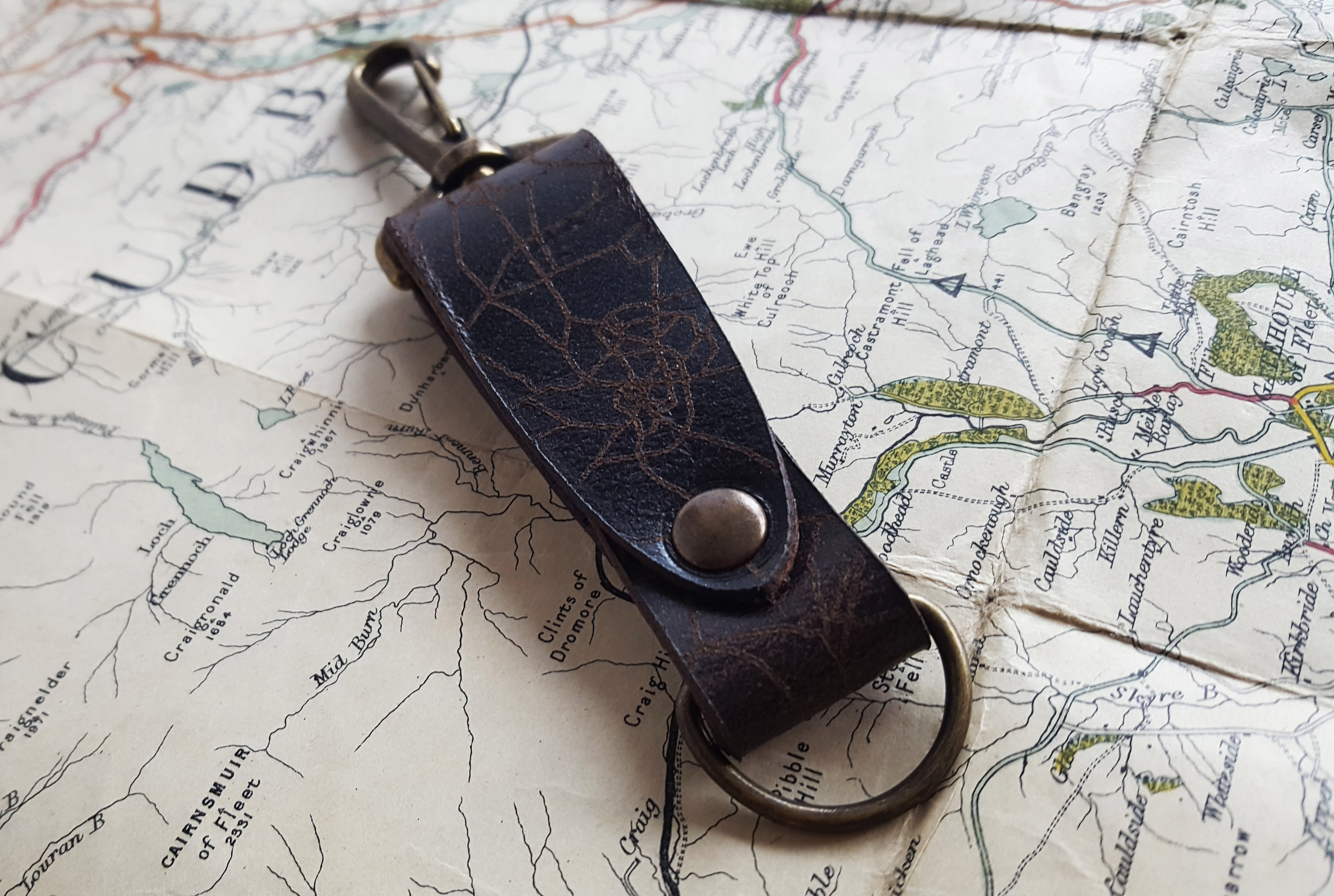 Custom Roadmap Keyfob, £22 by HÔRD©