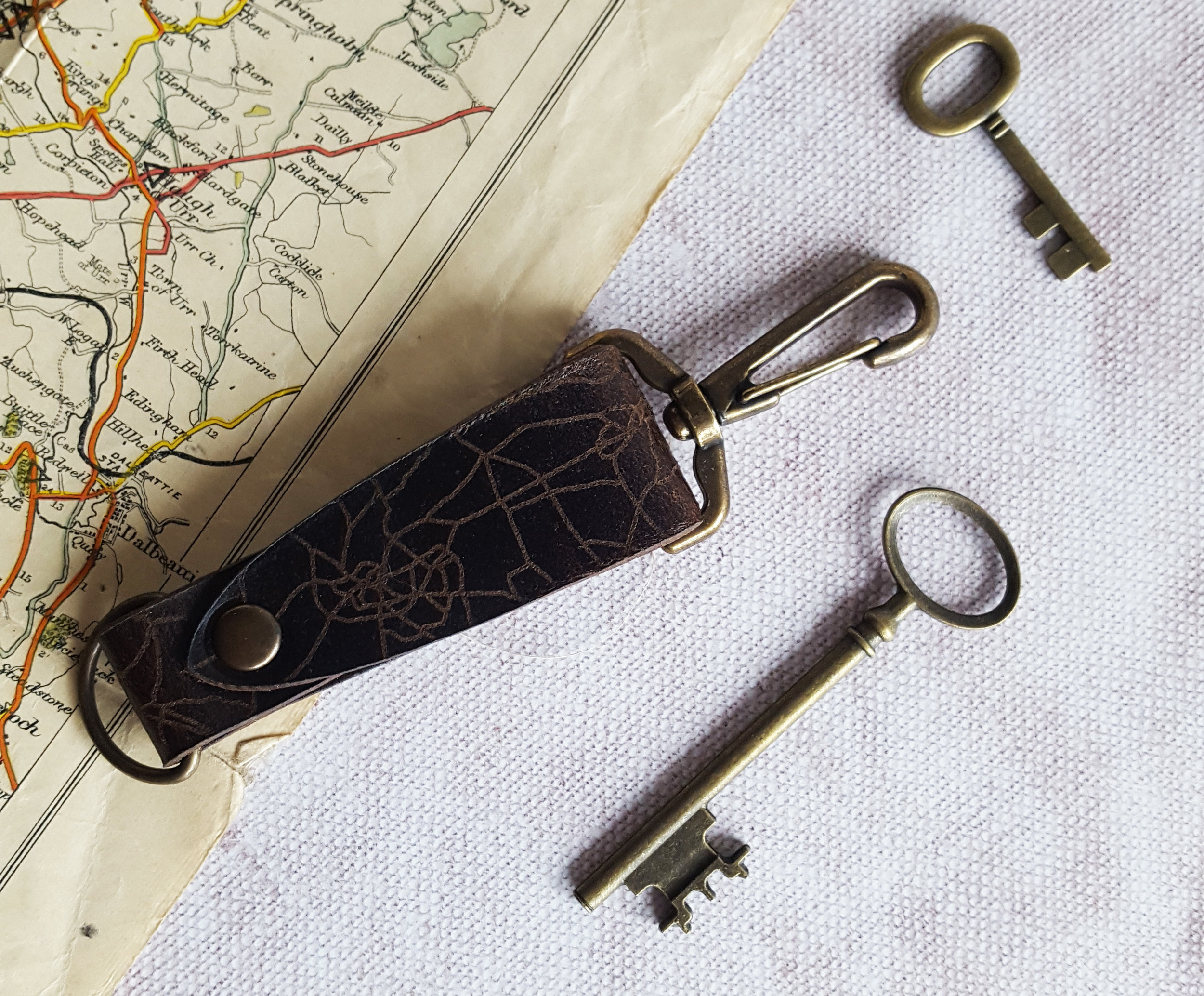 Custom Roadmap Keyfob, £22 by HÔRD©
