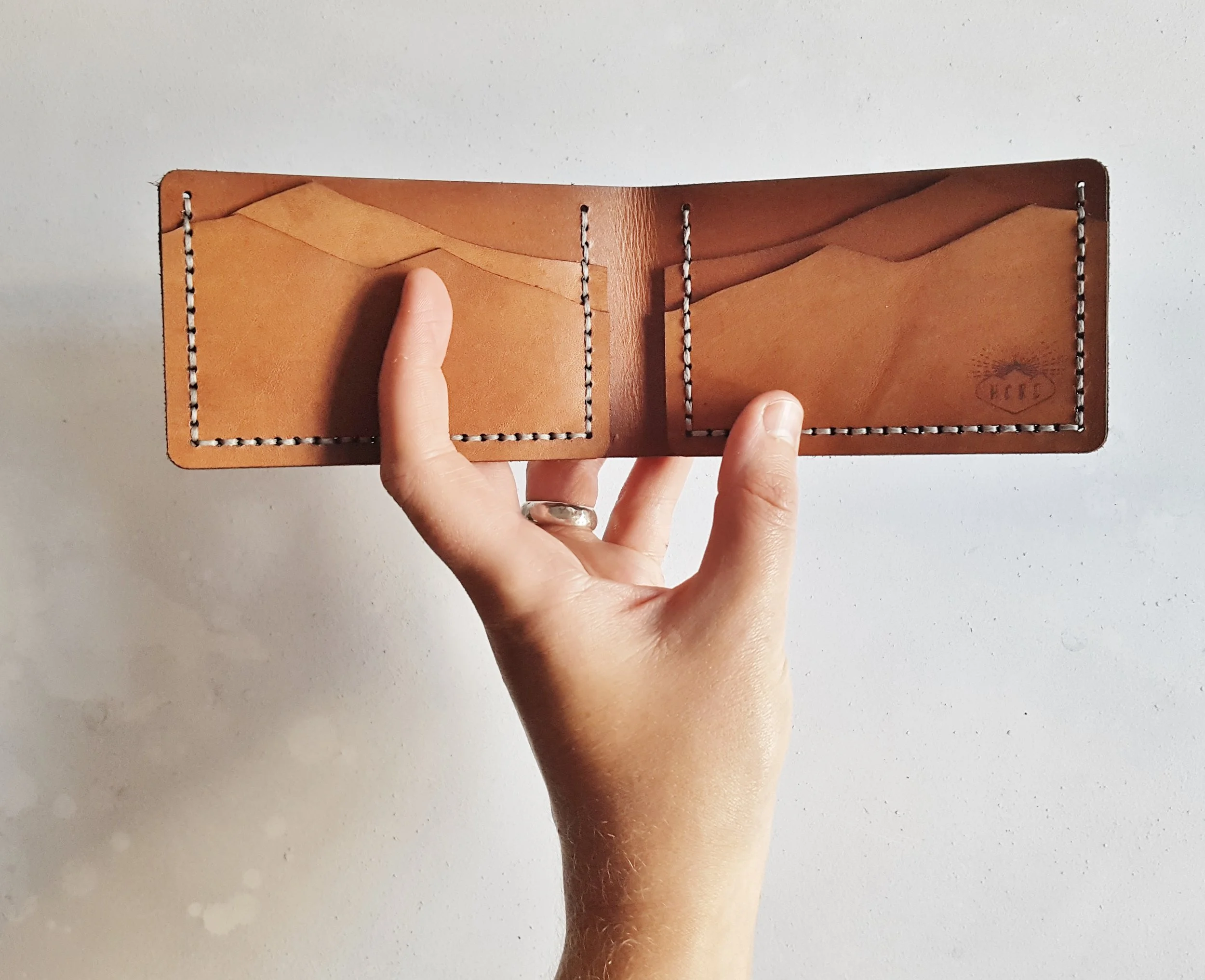 Mountain Design Leather Wallet - £65 - HÔRD©
