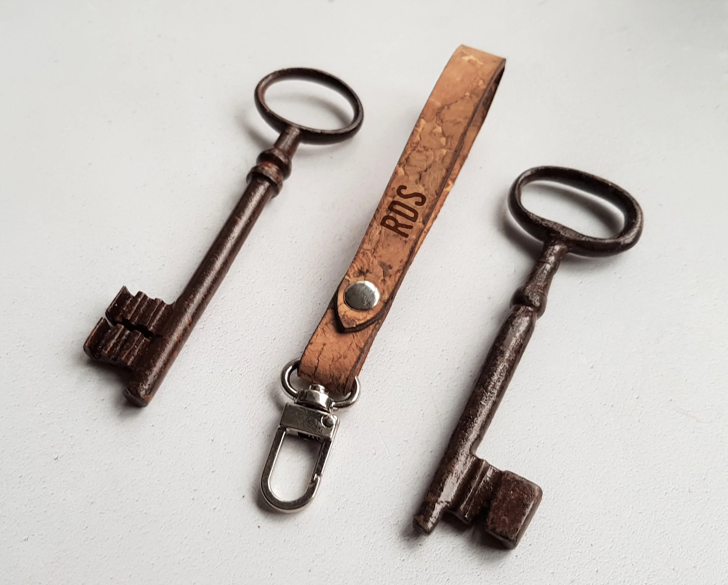 Personalised Cork Key Fob - £12 - HÔRD©