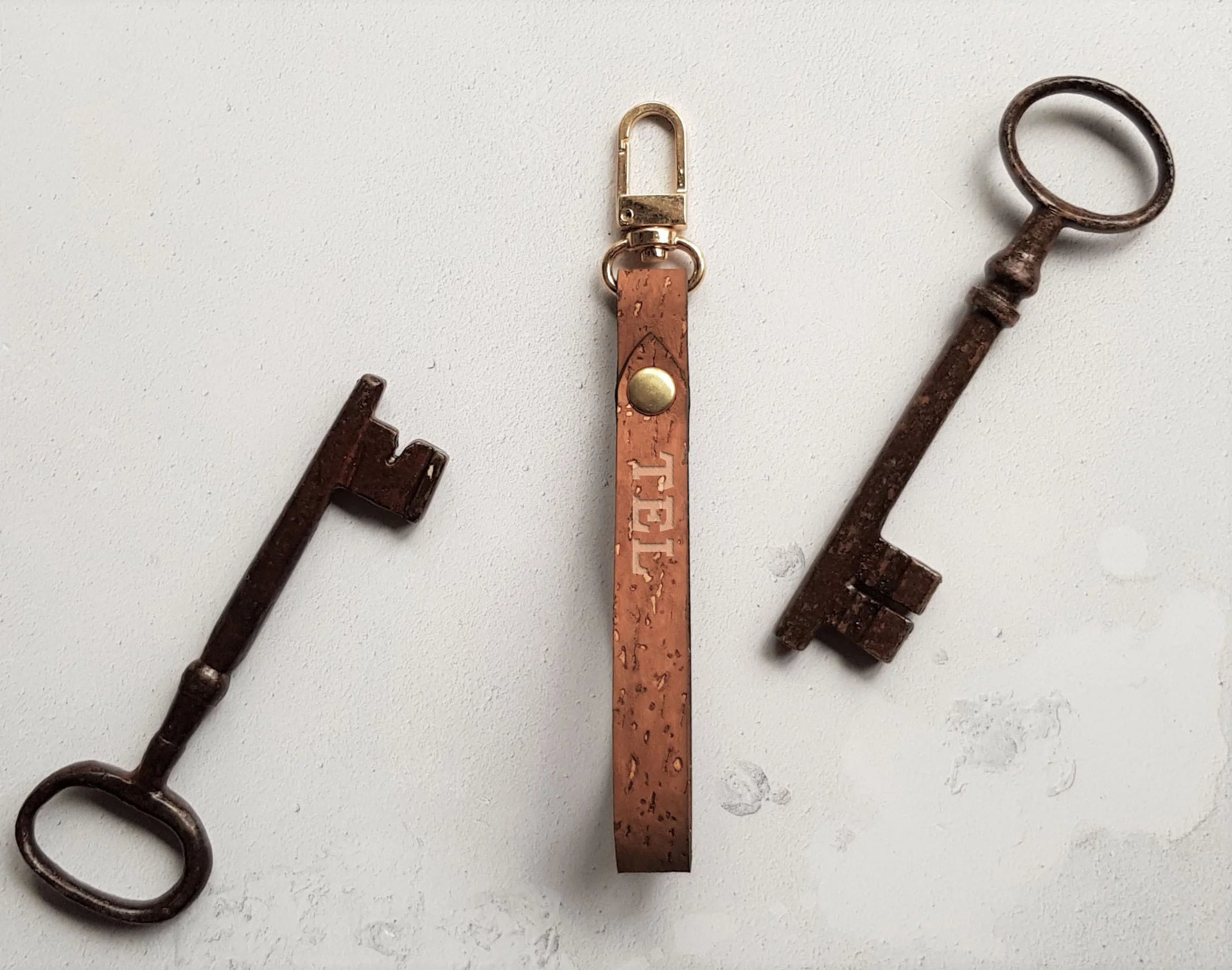 Personalised Cork Key Fob - £12 - HÔRD©